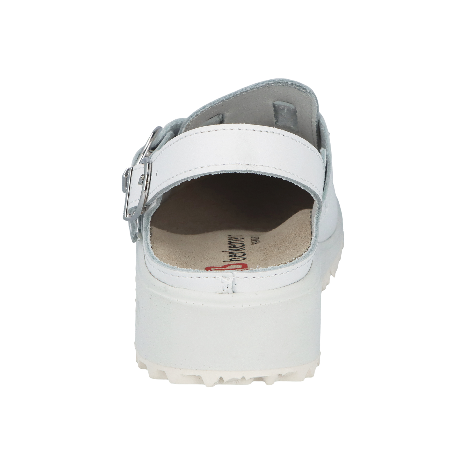 weiße berufsschuhe hinteransicht