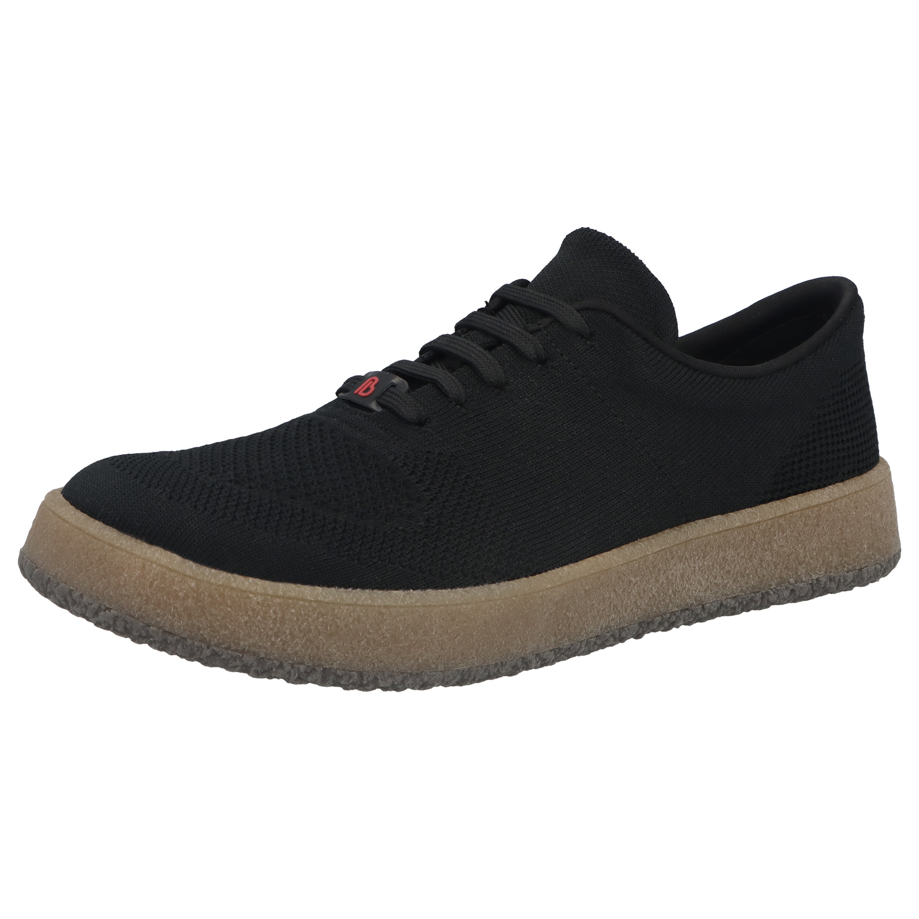 schwarze sneaker 3-4 ansicht