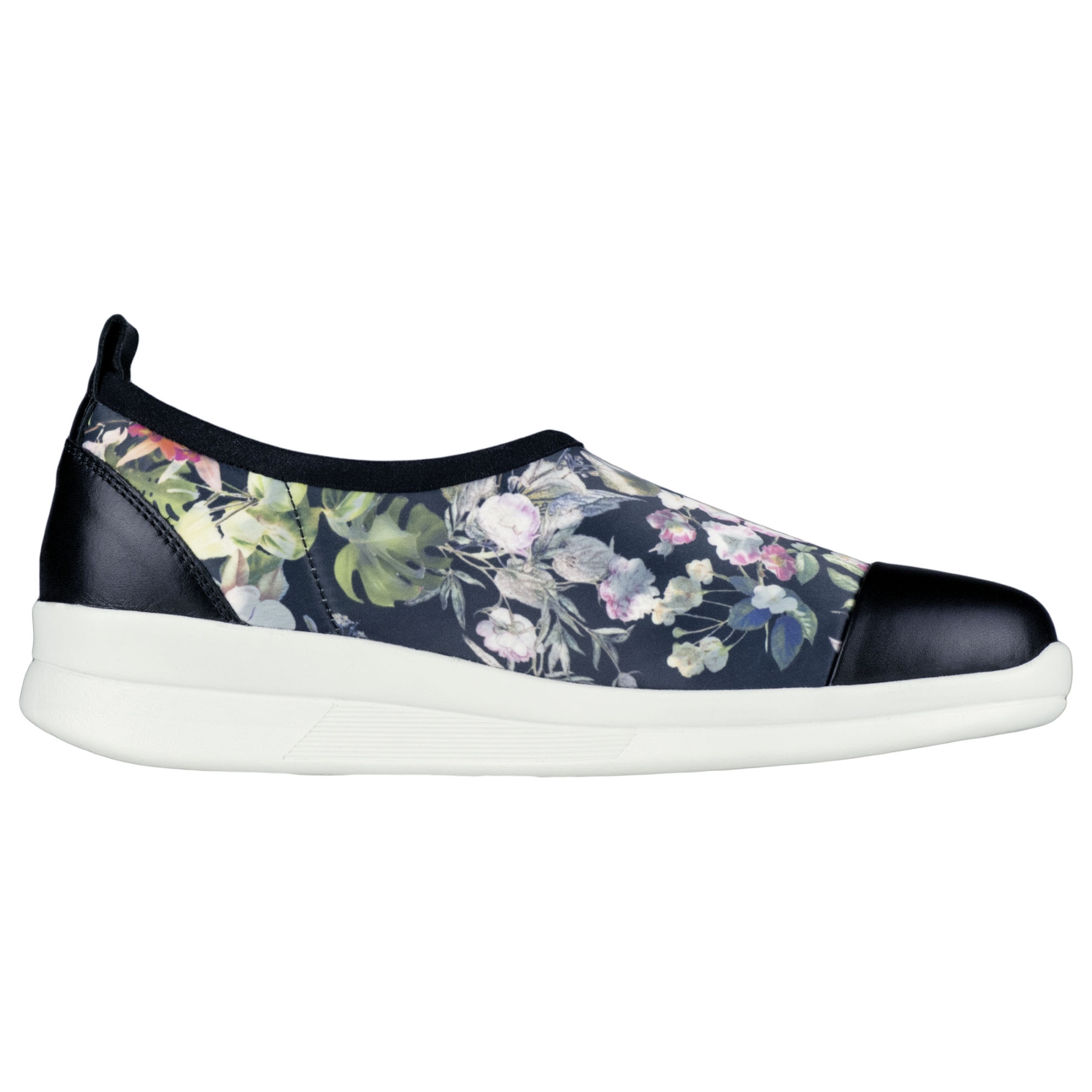 mehrfarbige halbschuh seitenansicht rechts