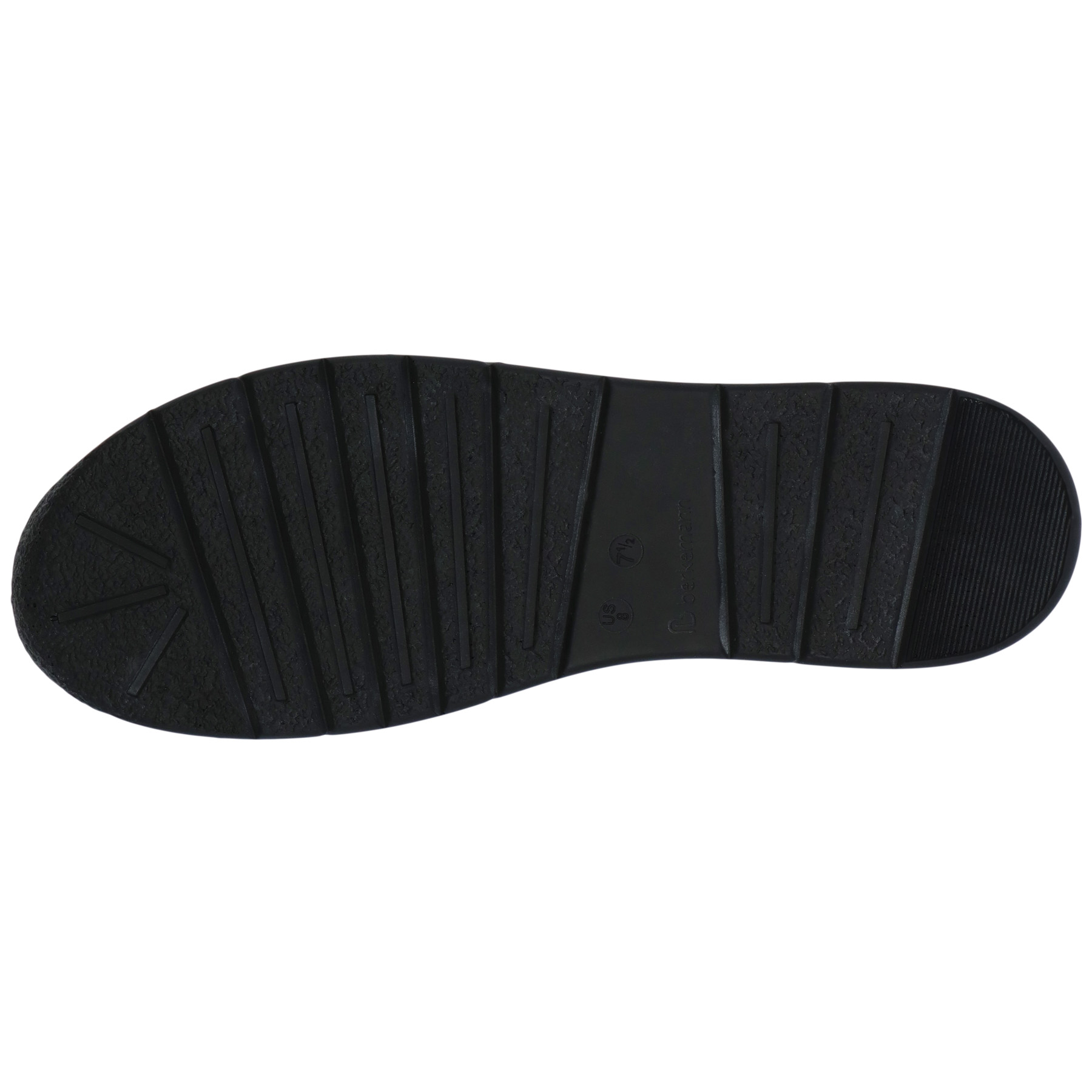 braune halbschuh sohlenansicht