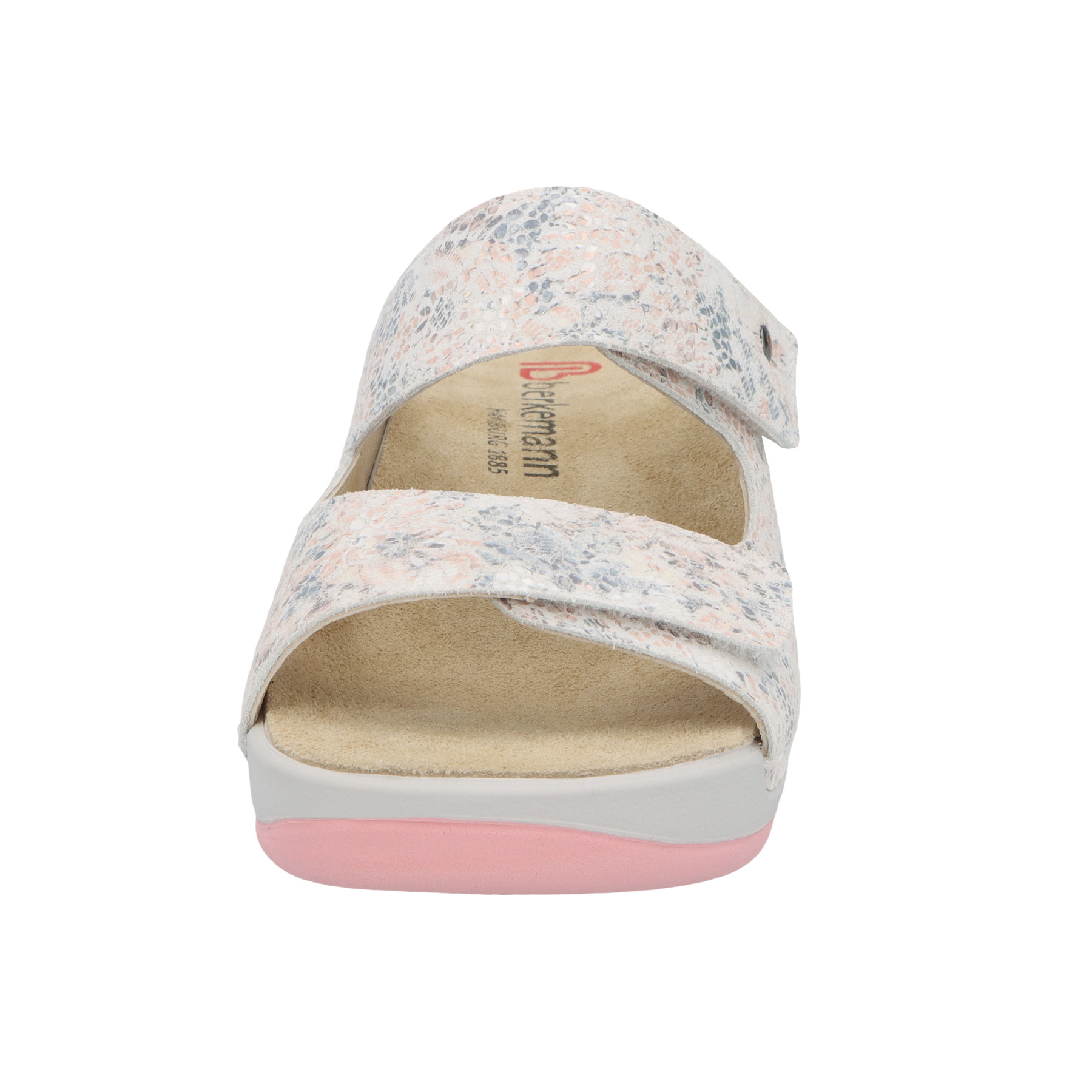 mehrfarbige pantolette vorderansicht