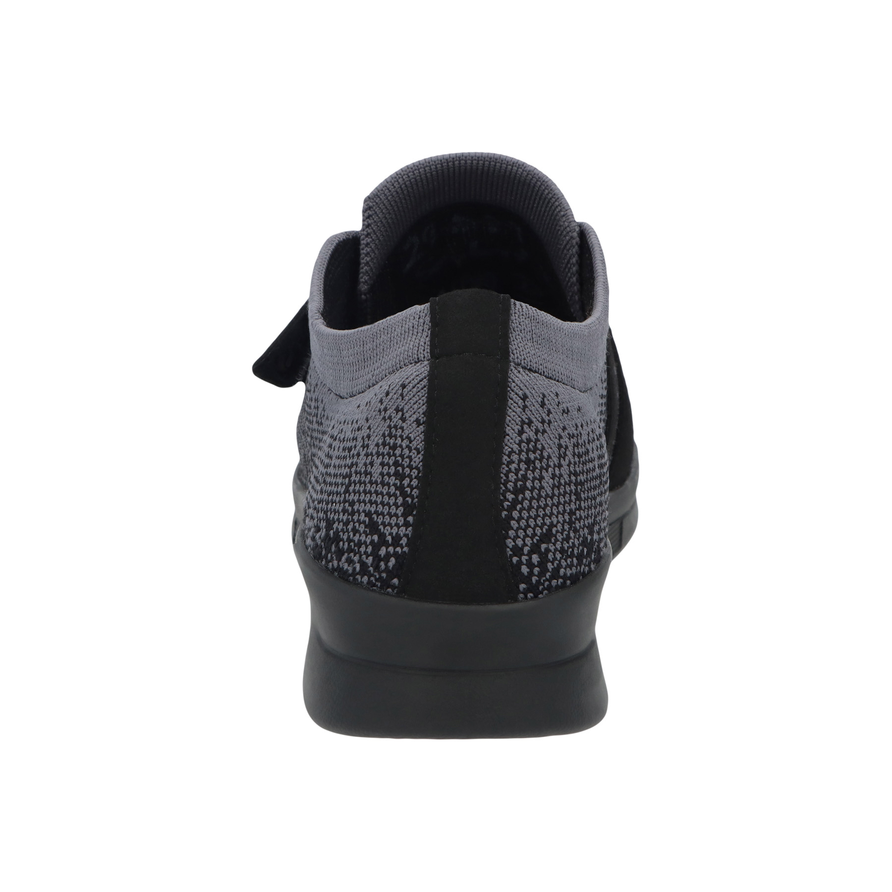 schwarze halbschuh hinteransicht