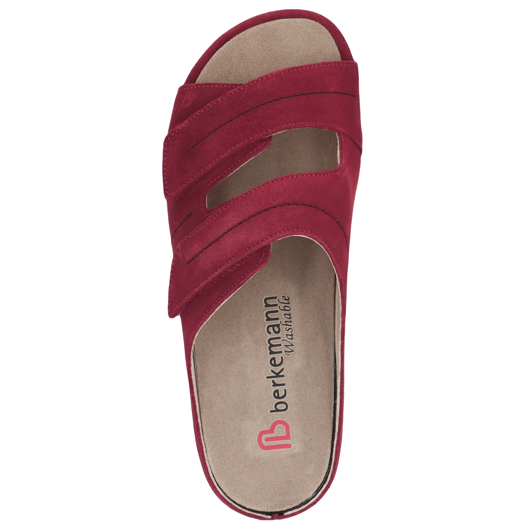 rote pantolette draufsicht