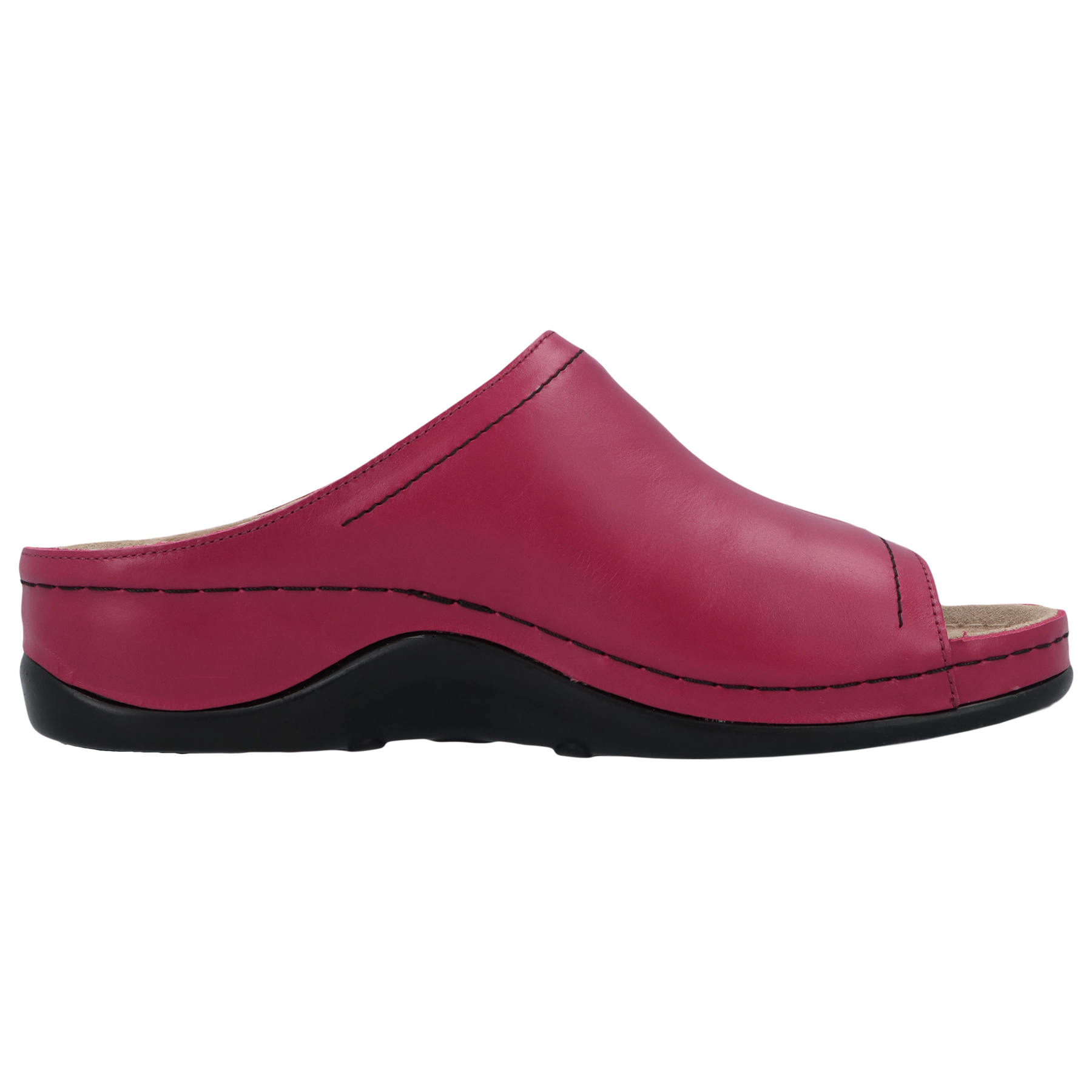 rote pantolette seitenansicht rechts