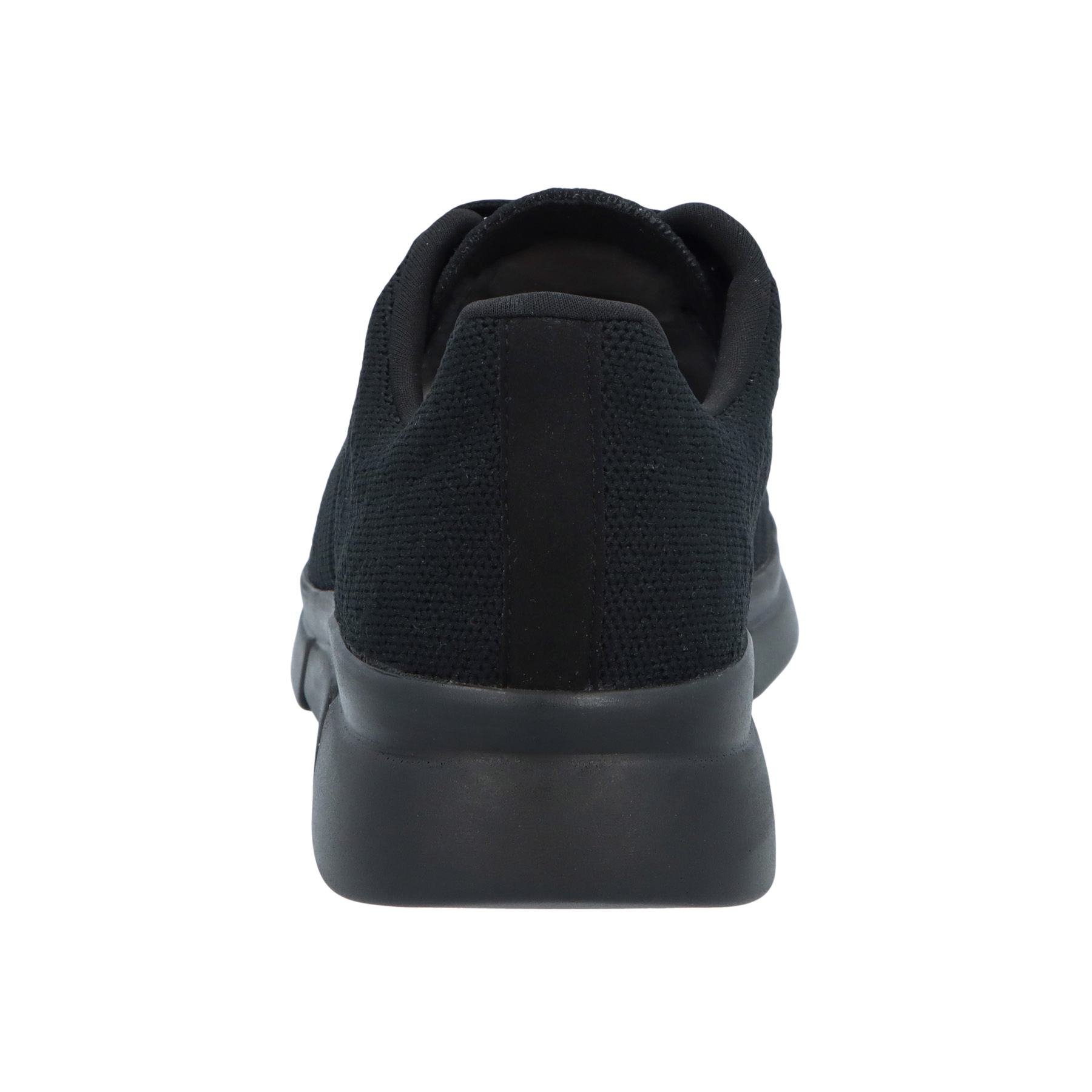 schwarze sneaker hinteransicht