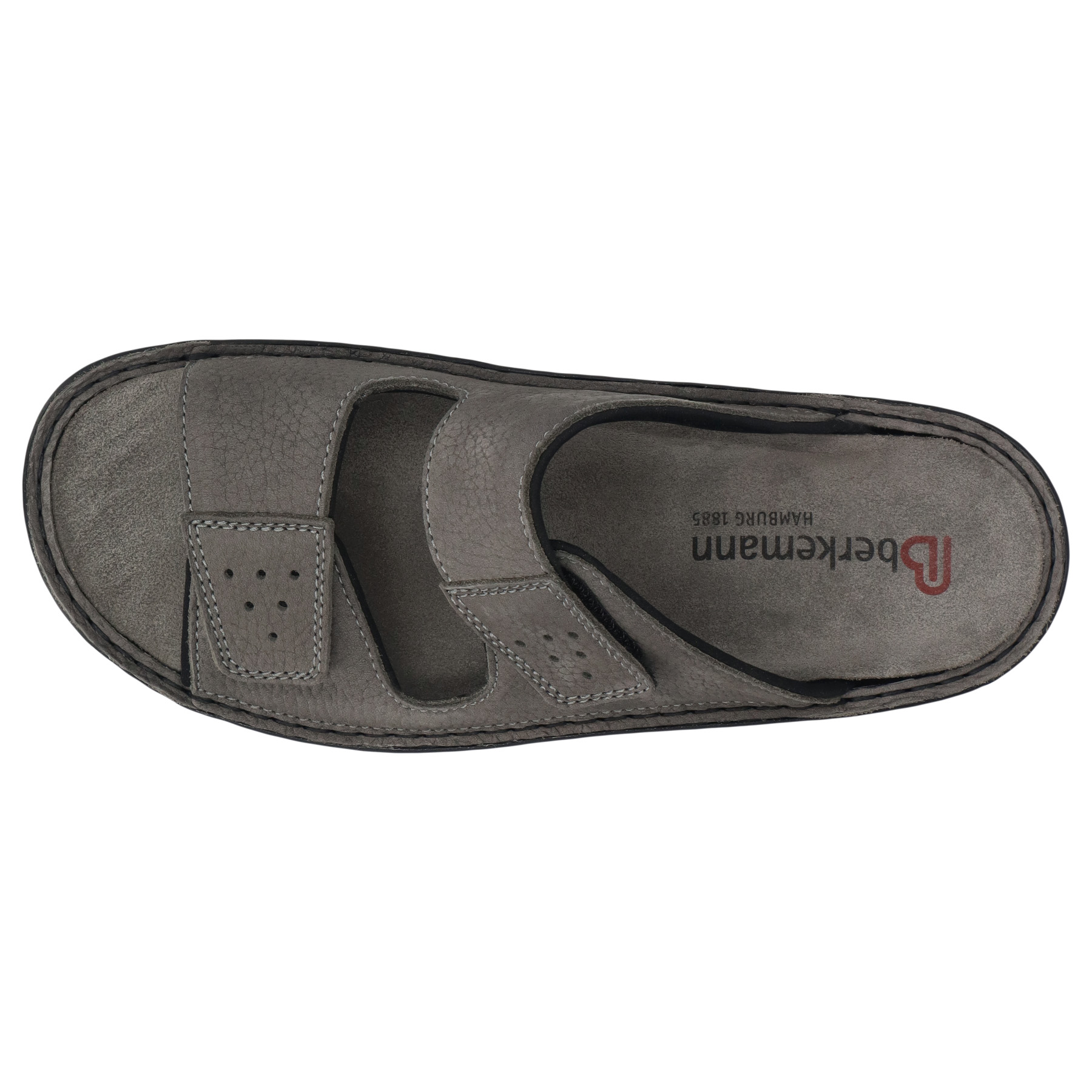 graue pantolette draufsicht