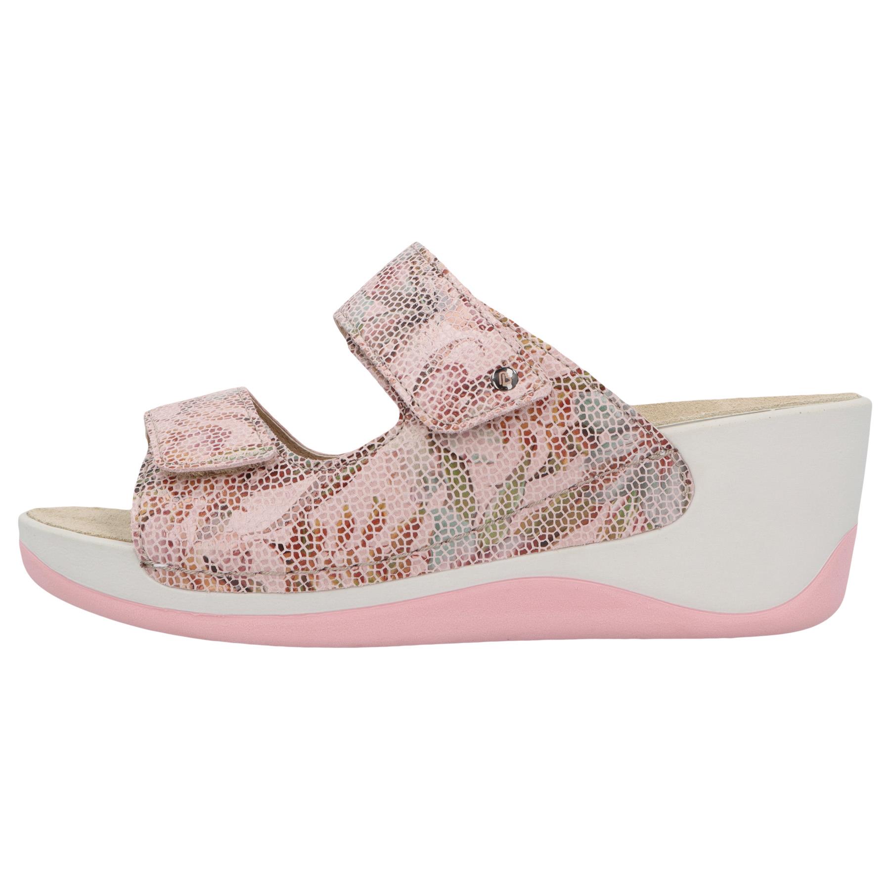 rote pantolette seitenansicht links