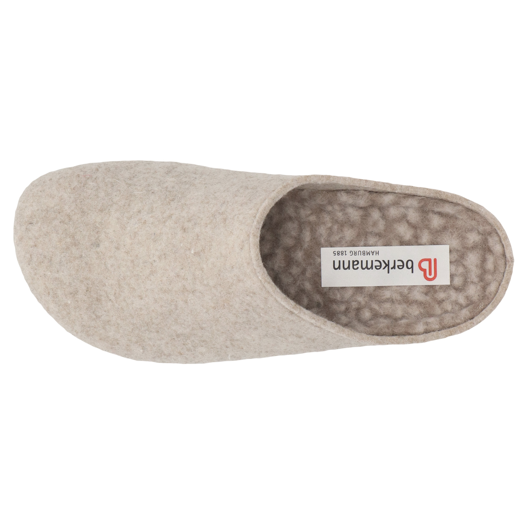 weiße hausschuhe draufsicht