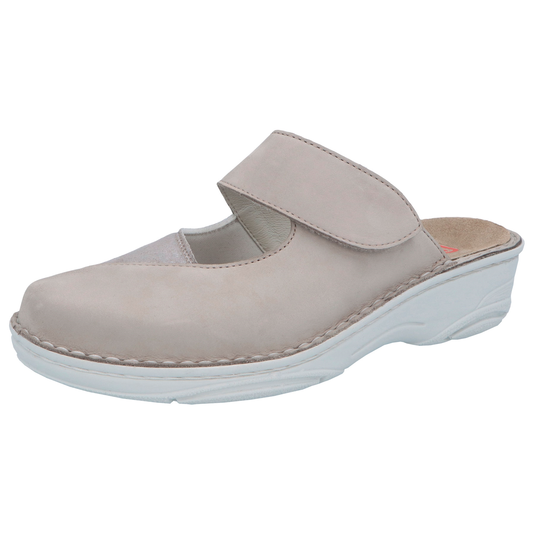 schlammgrau Softnubuk/Stretch