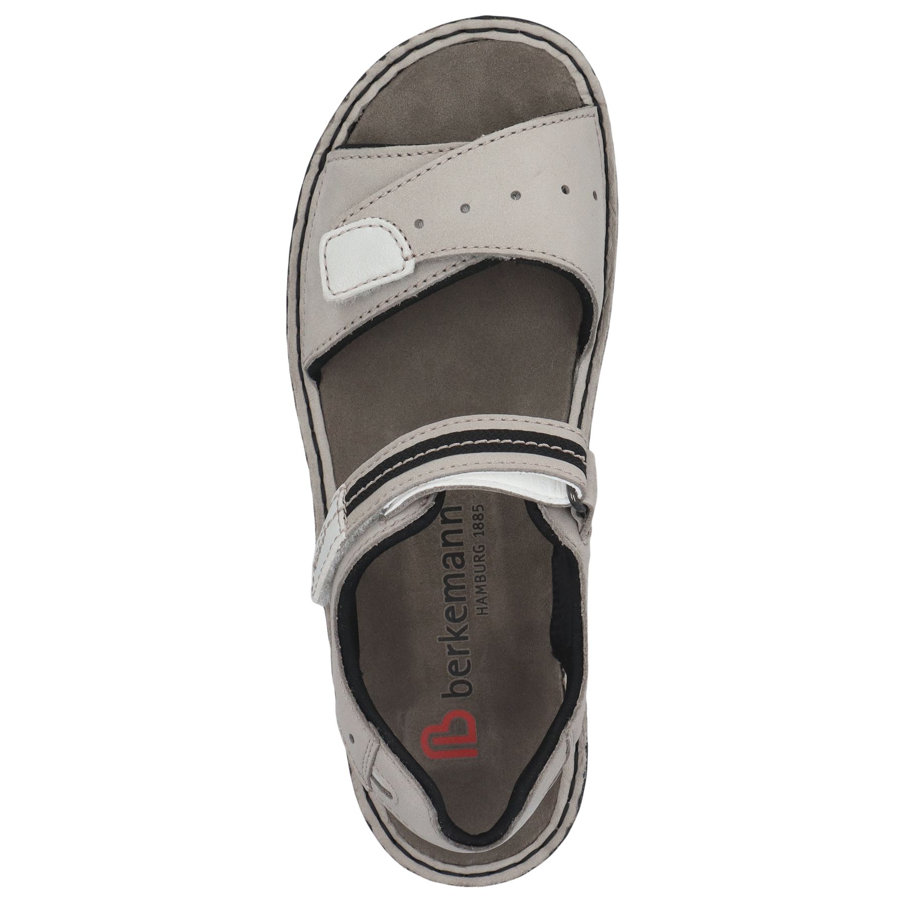 graue sandale draufsicht