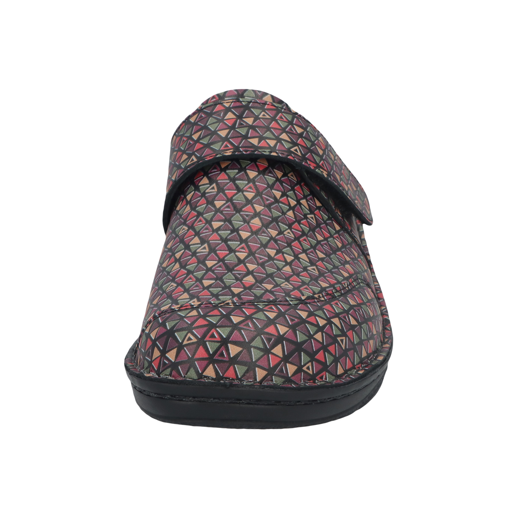 mehrfarbige clogs vorderansicht