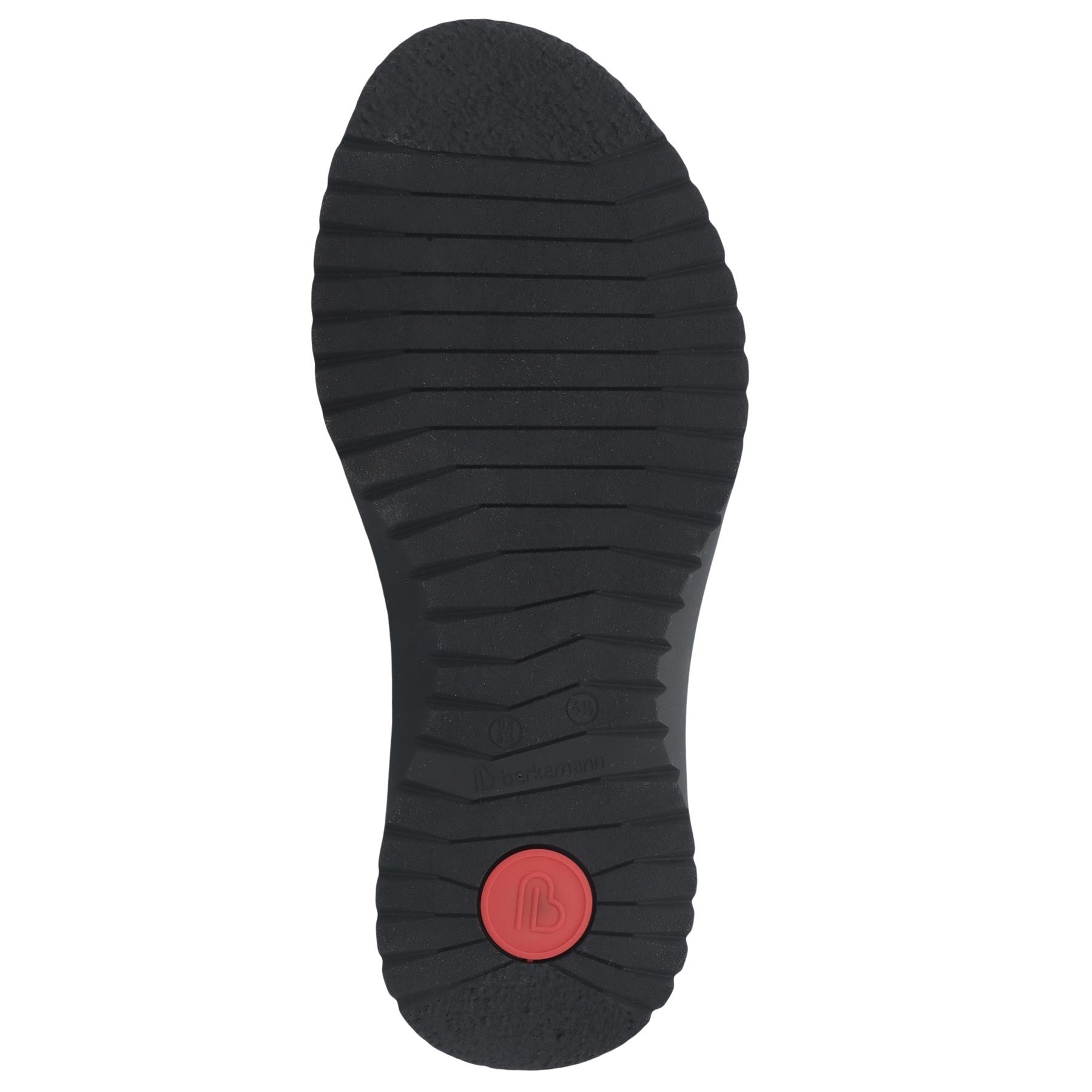 schwarze halbschuh sohlenansicht