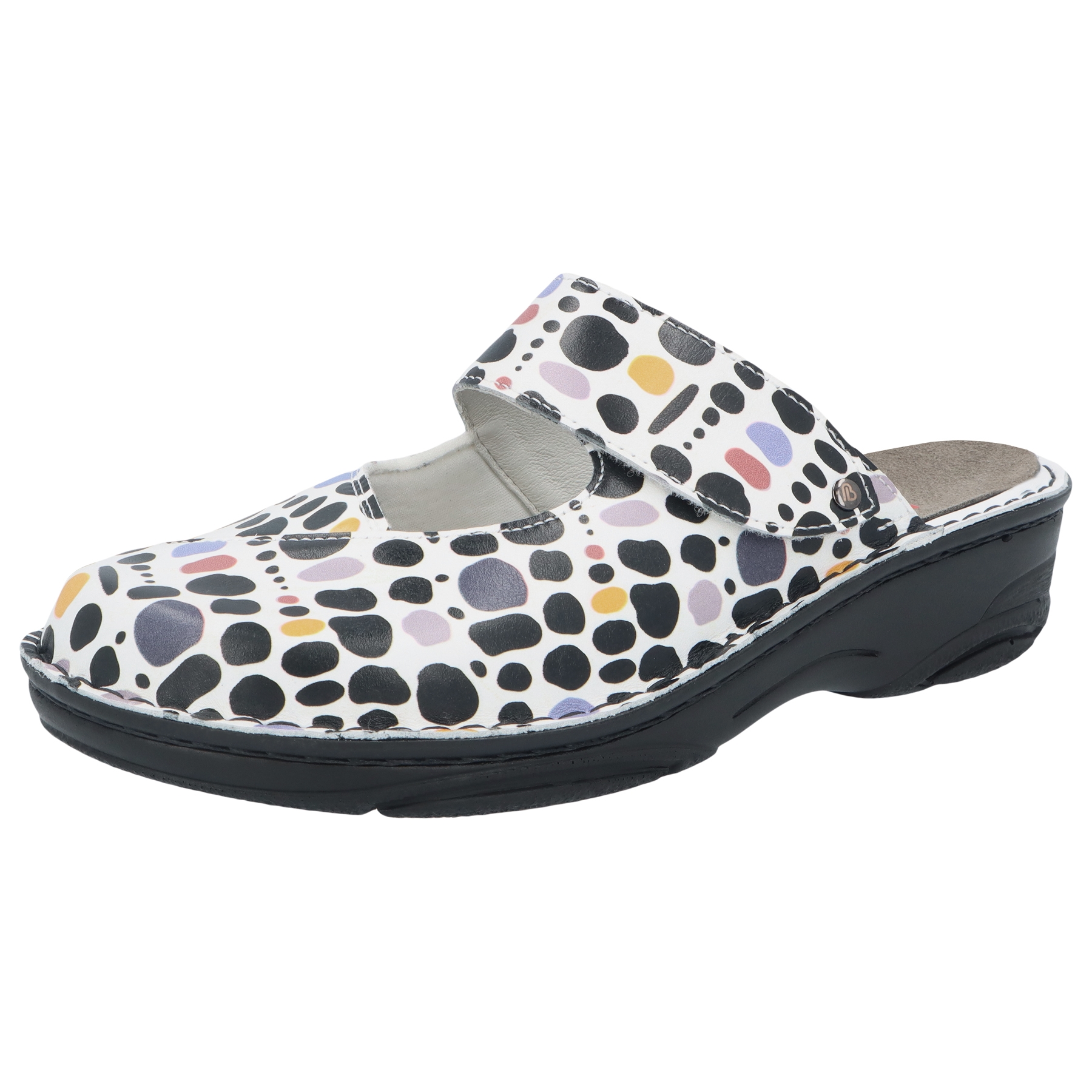 Abstrakt/Multicolor Leder/Print/Stretch