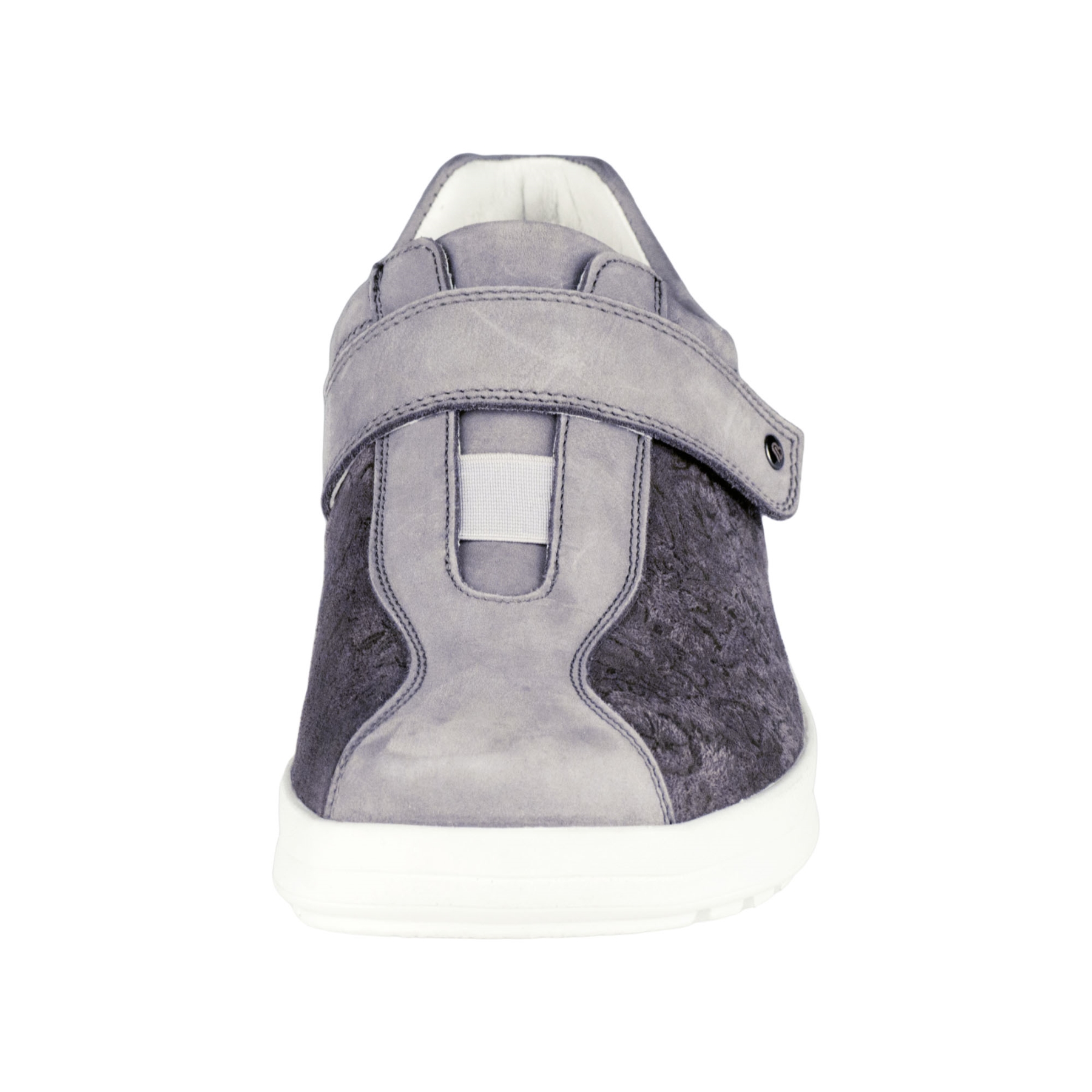 graue halbschuh vorderansicht