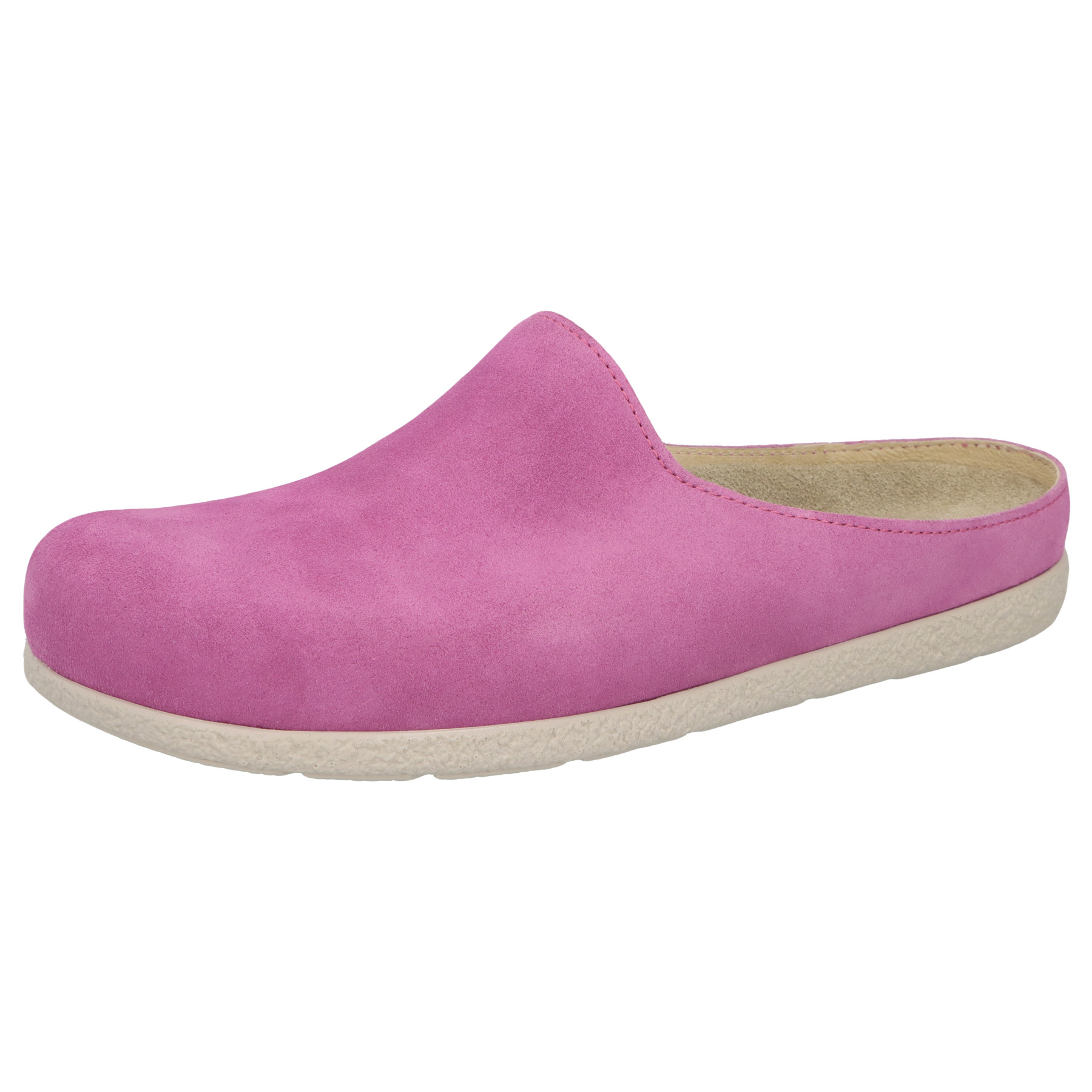 rote clogs 3-4 ansicht