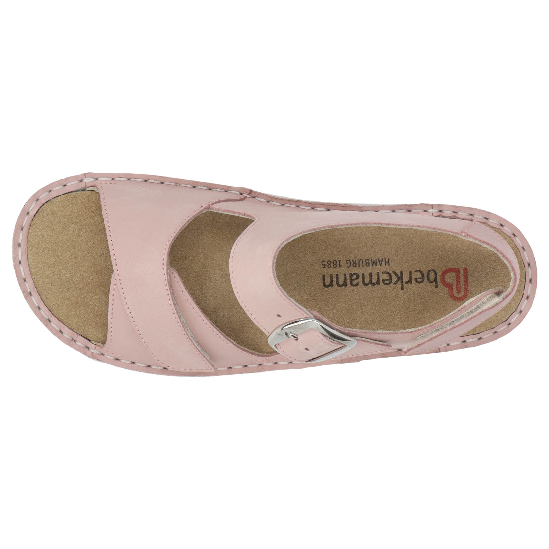 rote sandale draufsicht