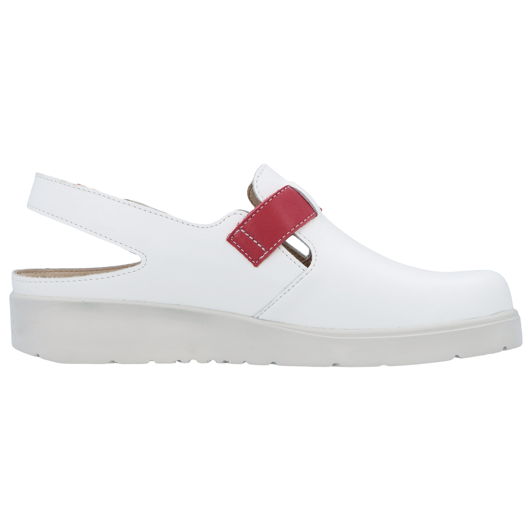 weiße berufsschuhe seitenansicht rechts