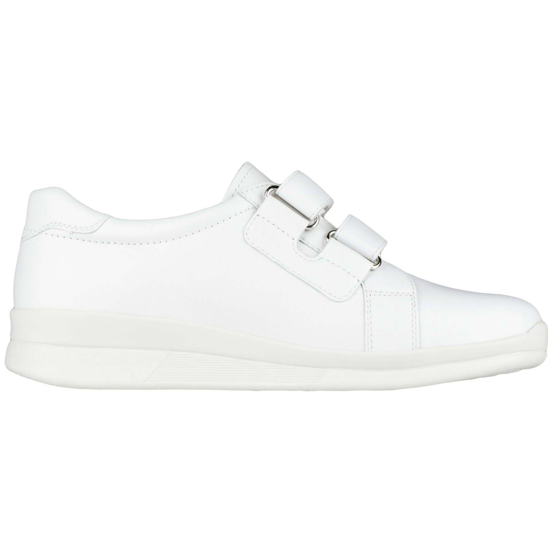 weiße halbschuh seitenansicht rechts