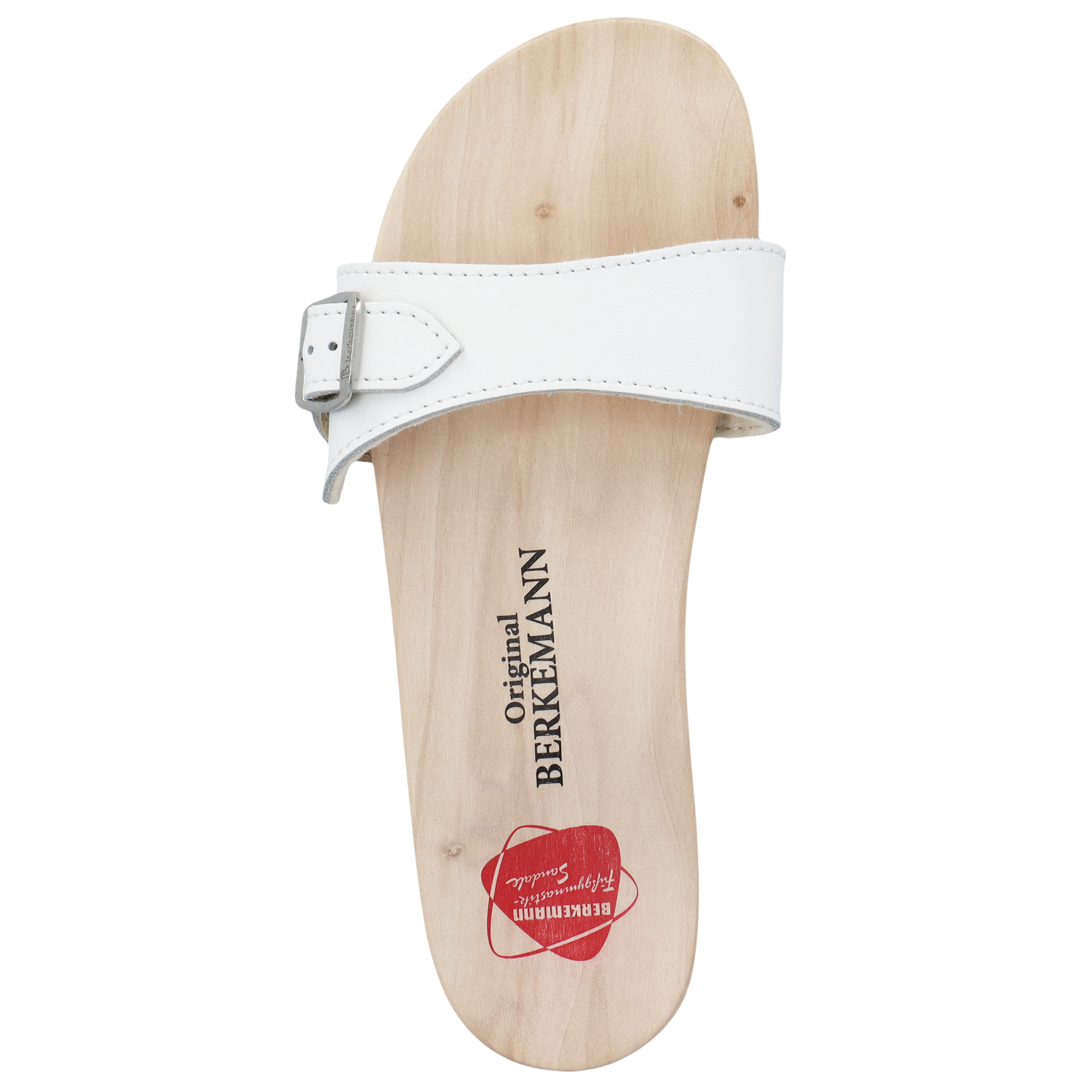 weiße holzschuhe draufsicht