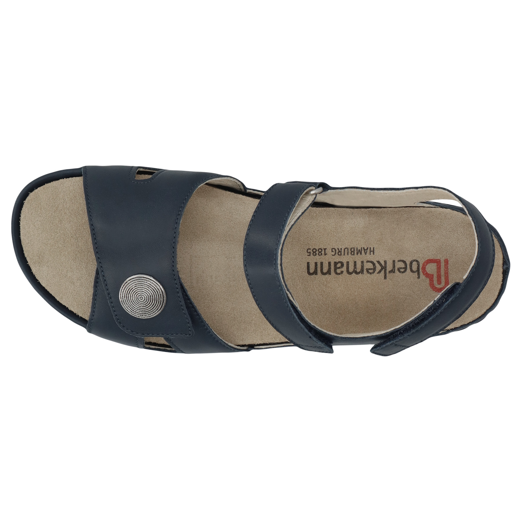 blaue sandale draufsicht