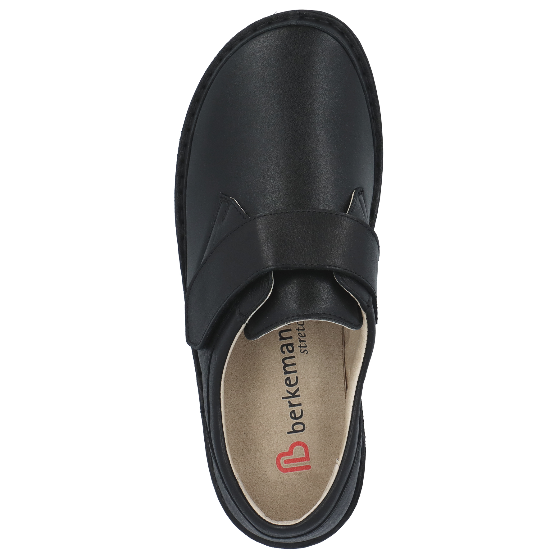 schwarze halbschuh draufsicht