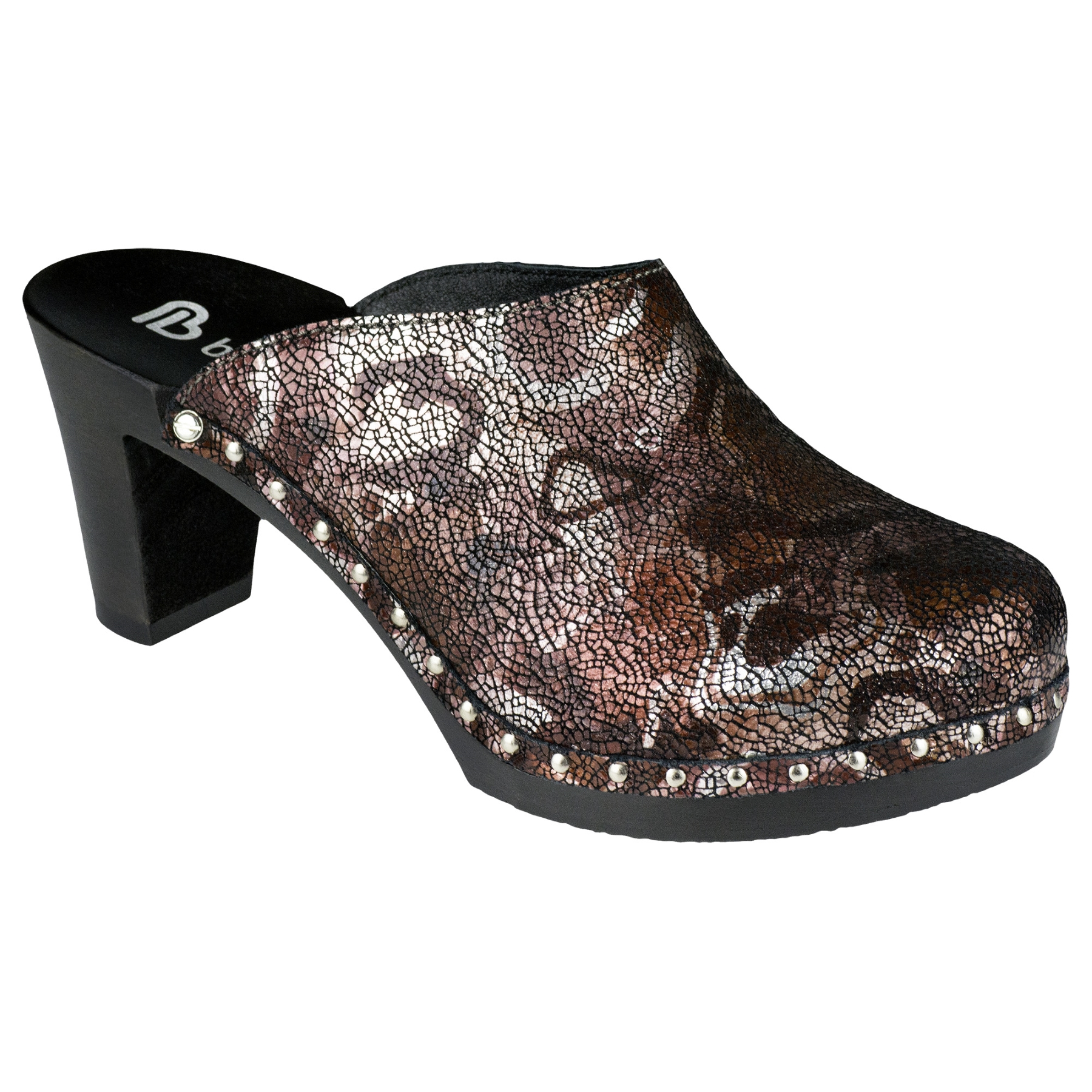 braune holzschuhe 3-4 ansicht