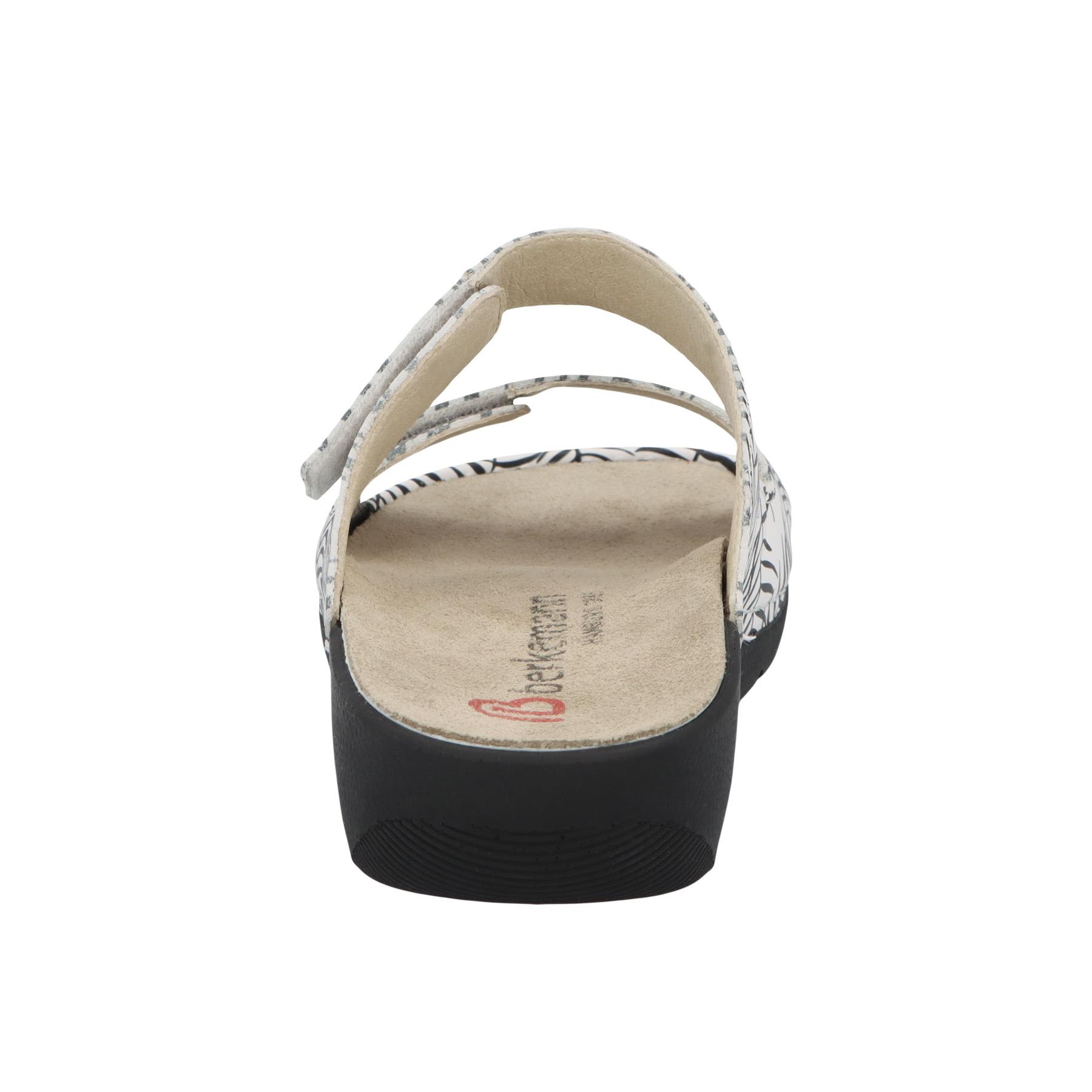 weiße pantolette hinteransicht