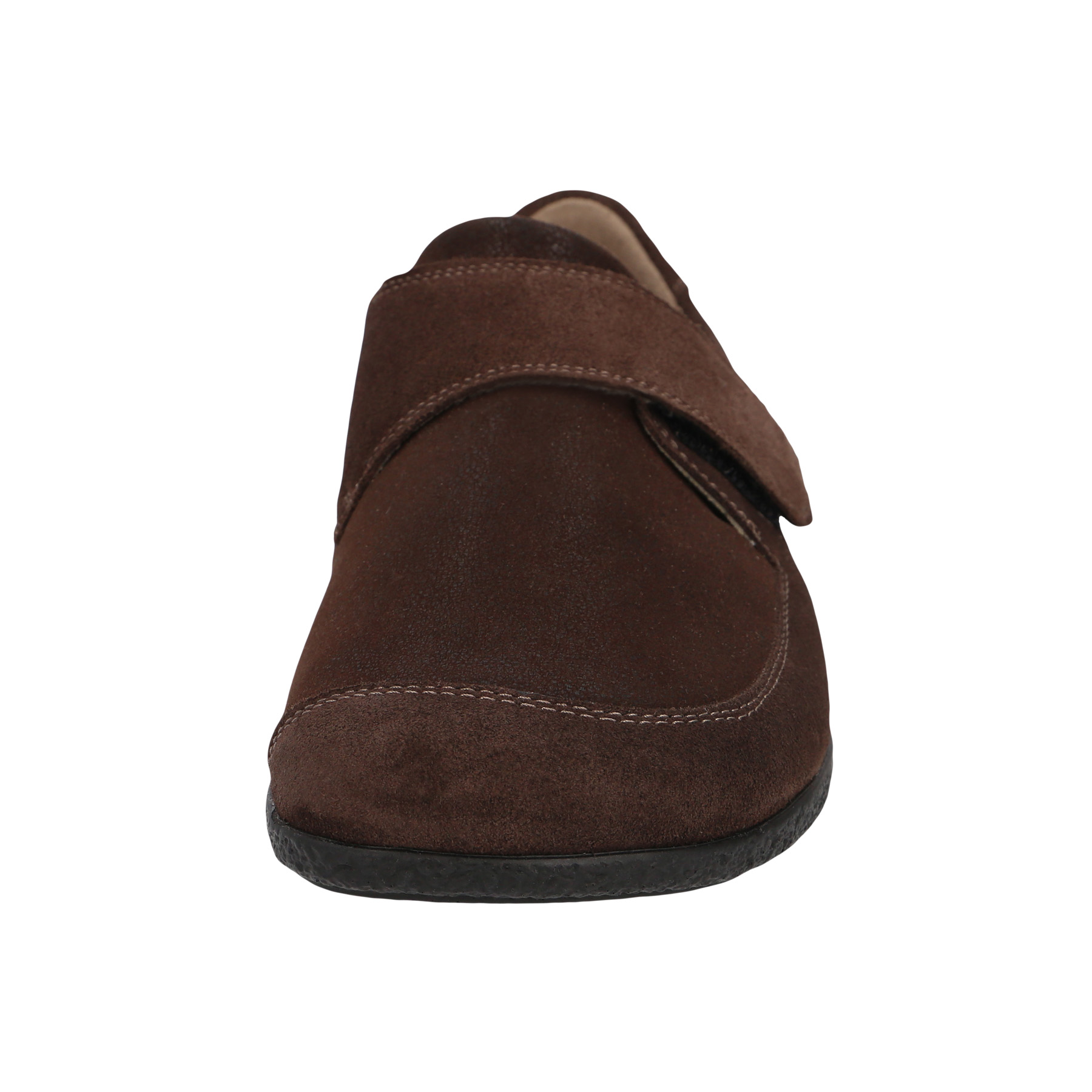 braune halbschuh vorderansicht