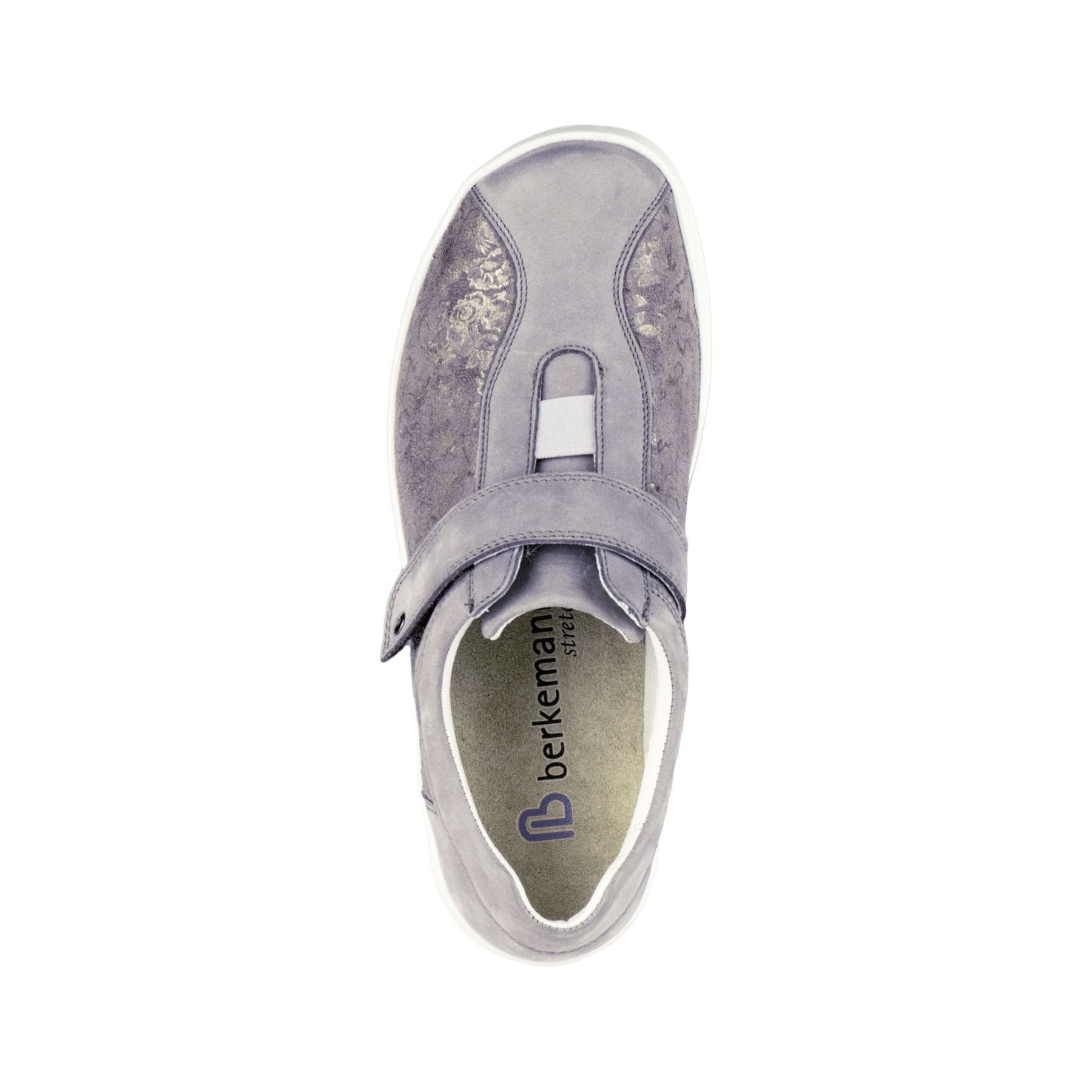 graue halbschuh draufsicht