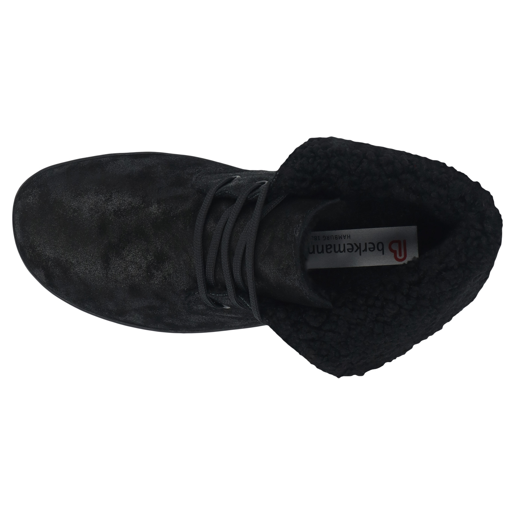 schwarze stiefeletten draufsicht