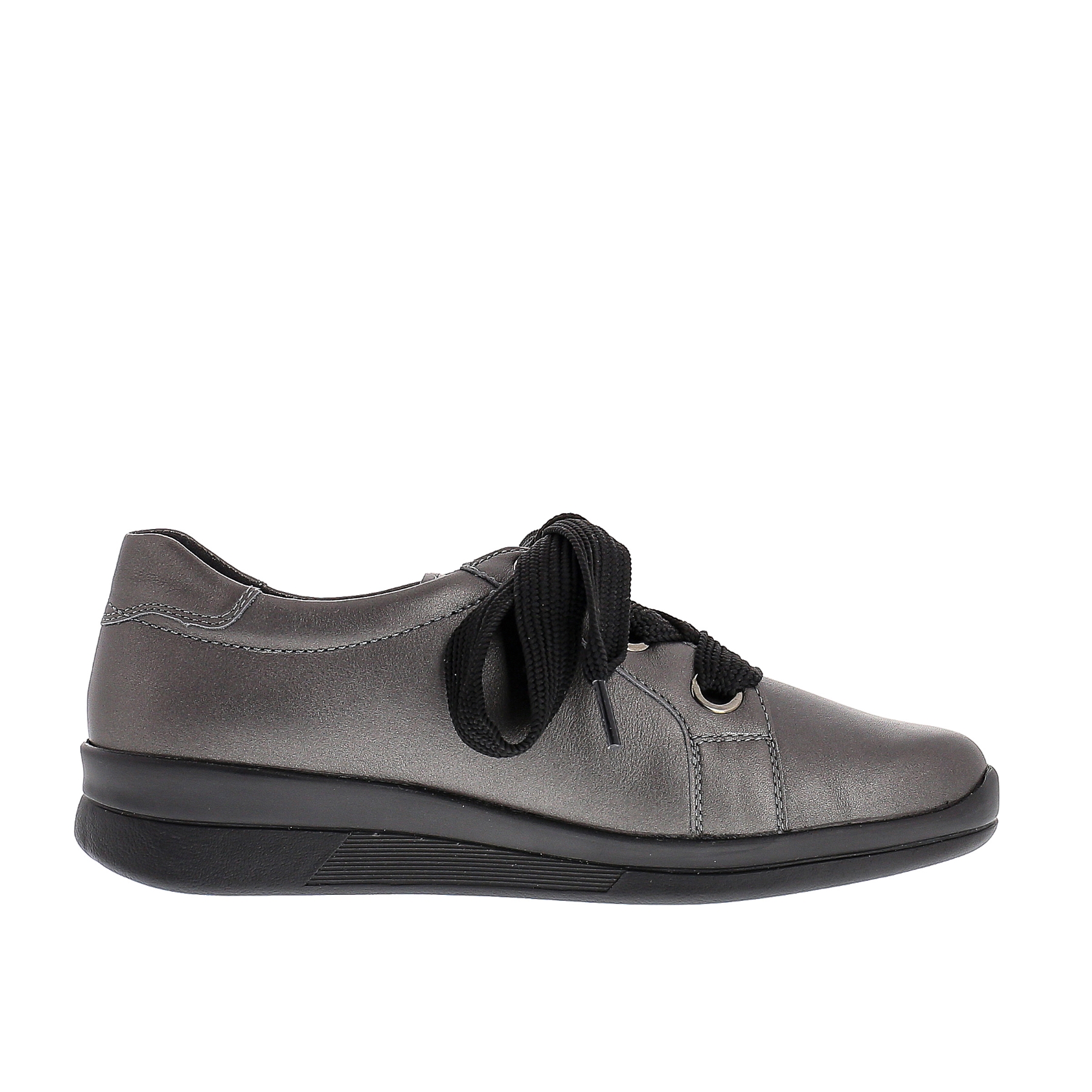 graue halbschuh seitenansicht rechts