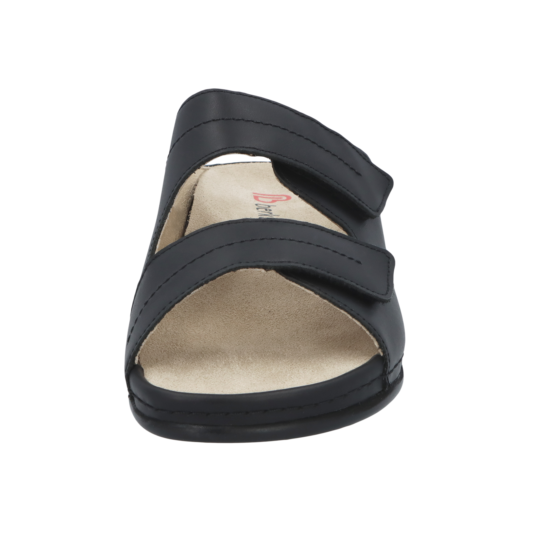 schwarze pantolette vorderansicht