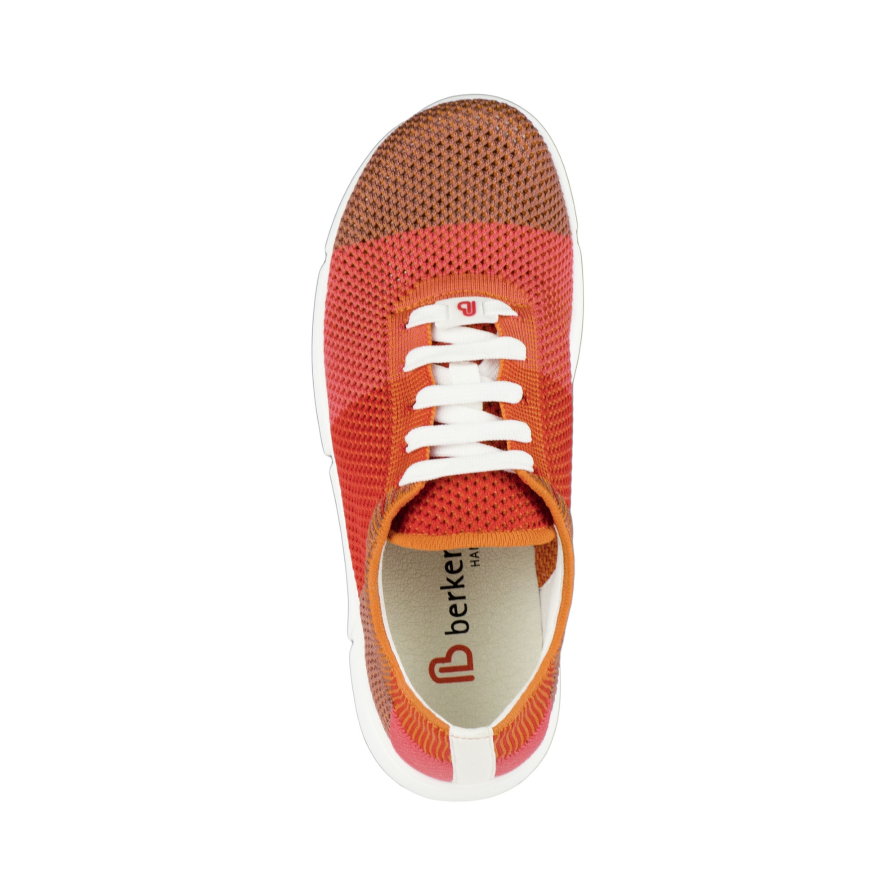 rote sneaker draufsicht