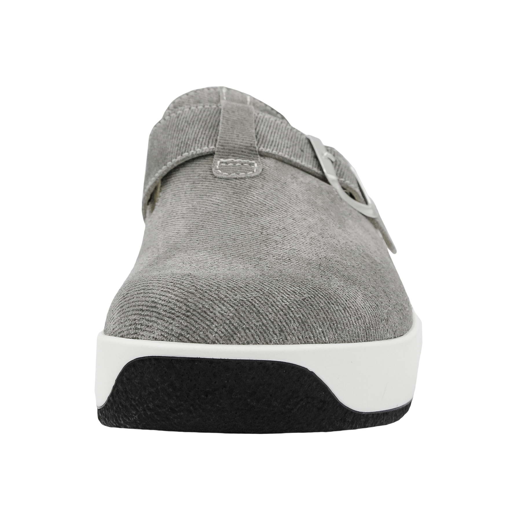 graue clogs vorderansicht