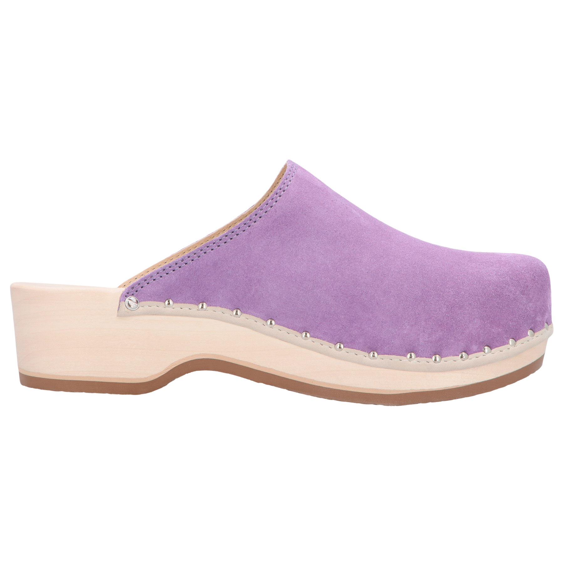 blaue holzschuhe seitenansicht rechts