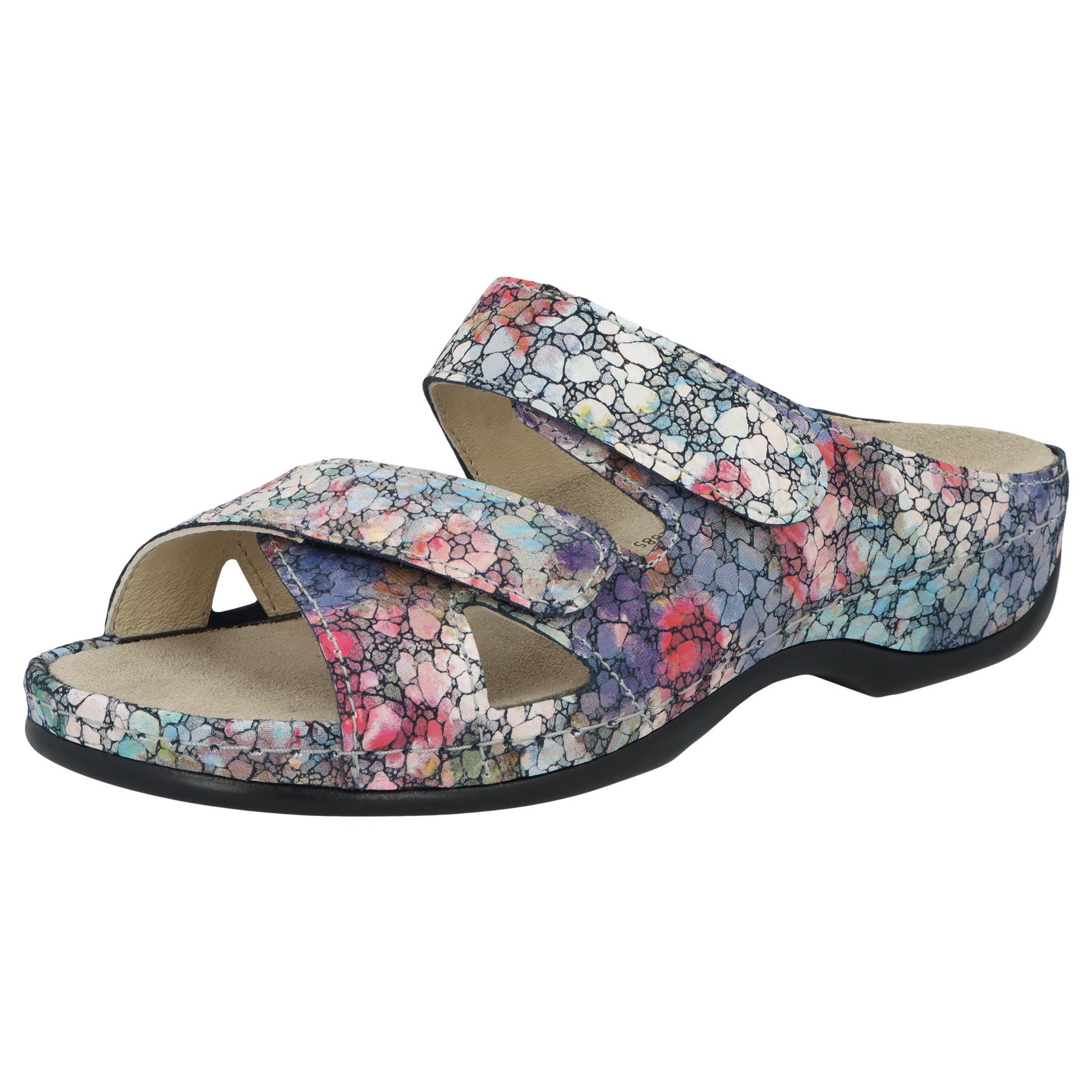 weiß/multicolor Leder/Print