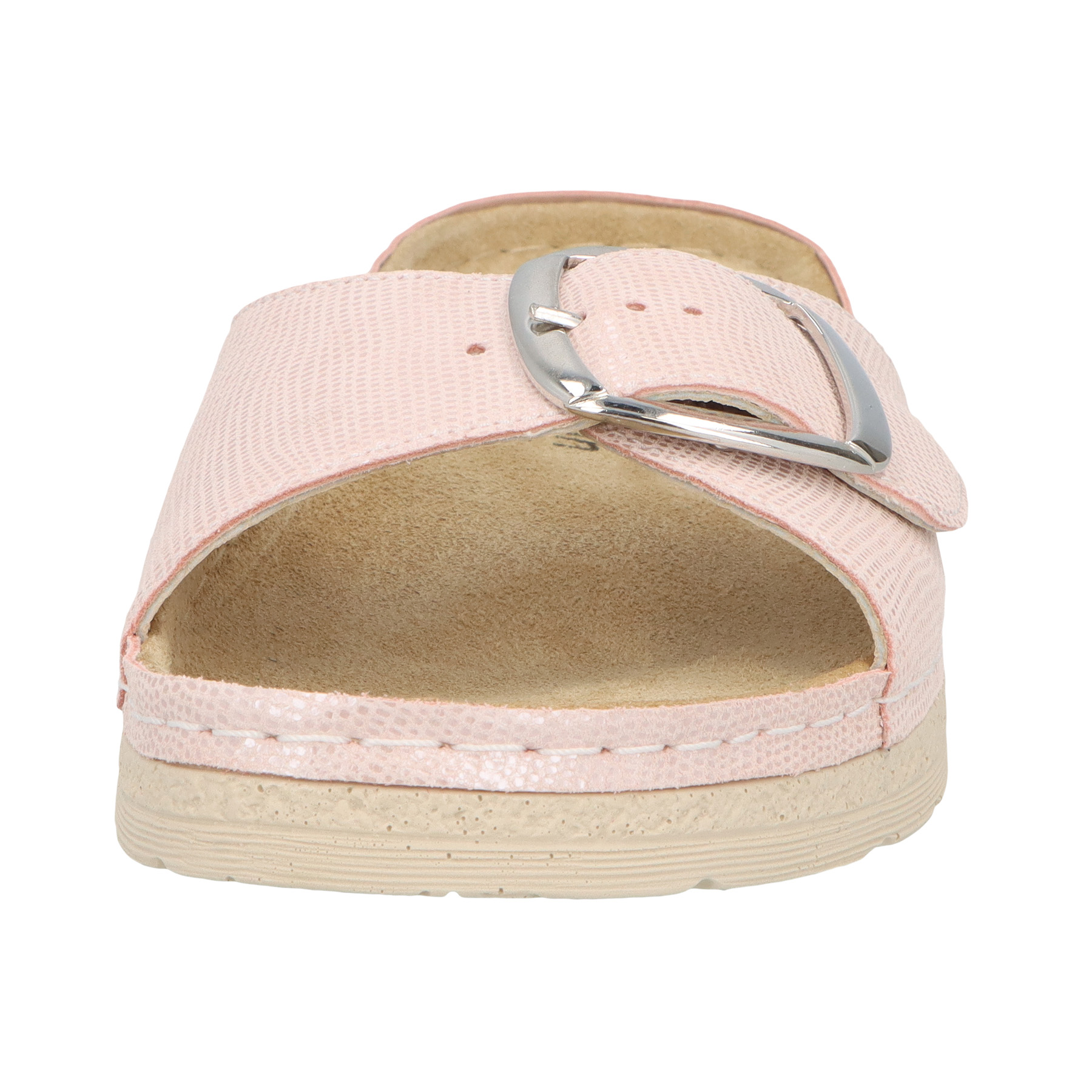 rote pantolette vorderansicht