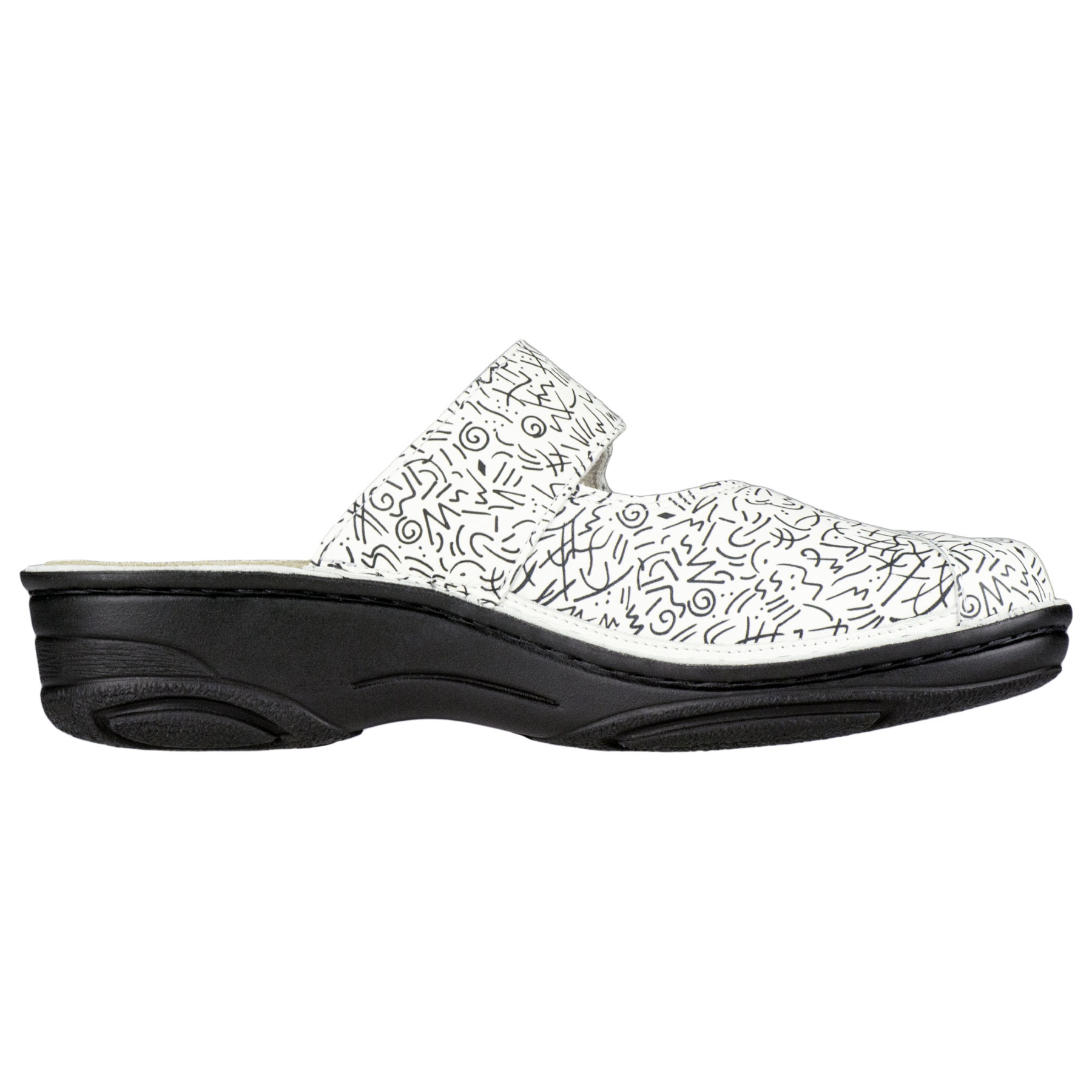 weiße clogs seitenansicht rechts