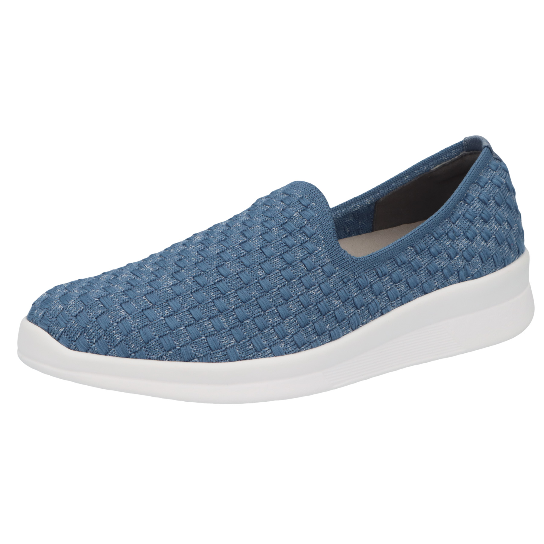 blaue halbschuh 3-4 ansicht