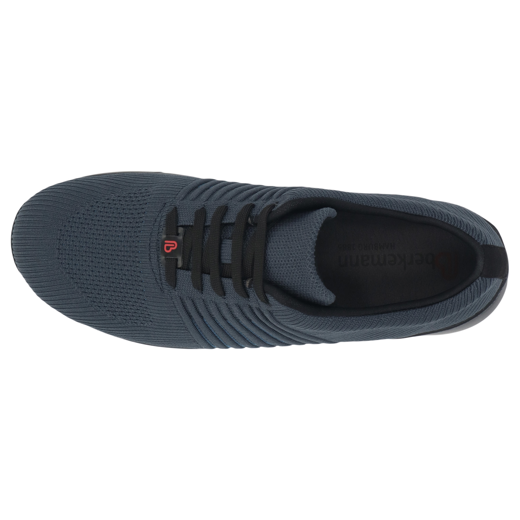 blaue sneaker draufsicht