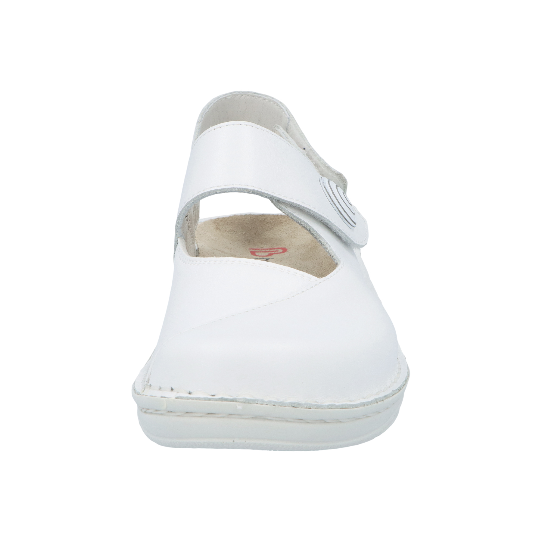 weiße clogs vorderansicht