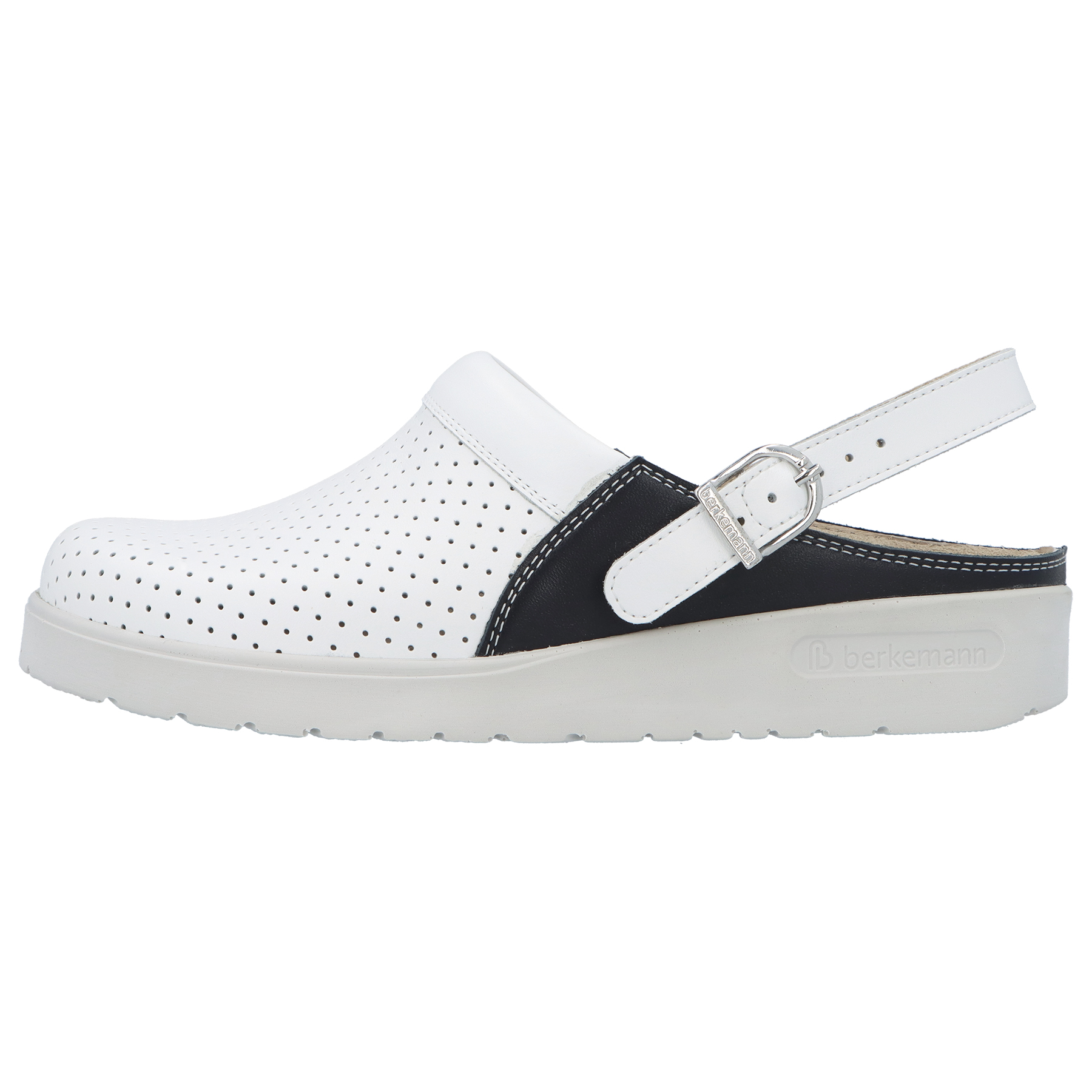 weiße berufsschuhe seitenansicht links