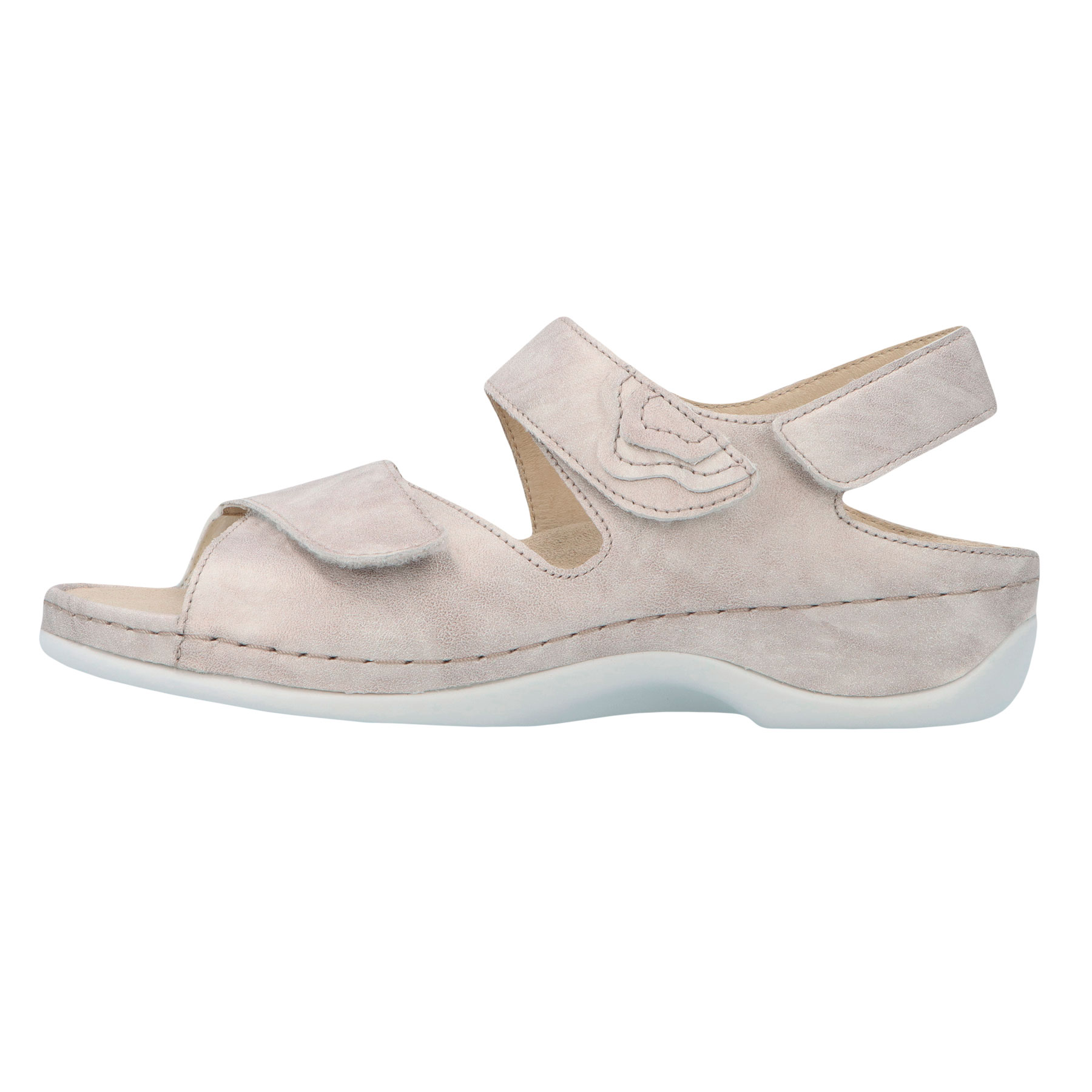 mehrfarbige sandale seitenansicht links