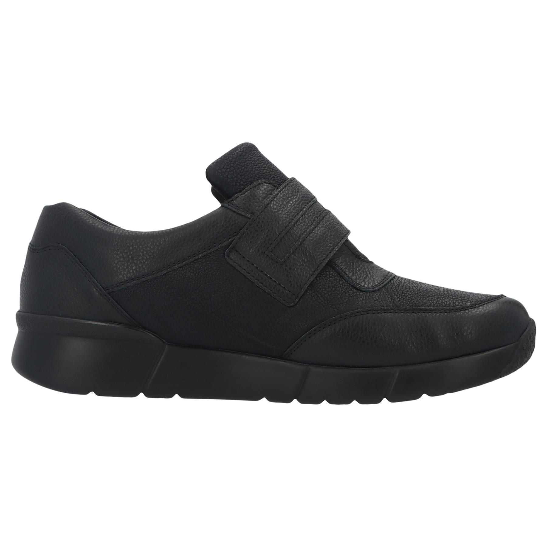 schwarze halbschuh seitenansicht rechts