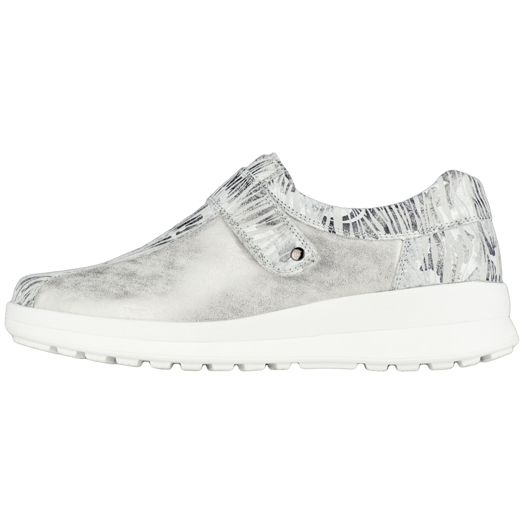 graue halbschuh seitenansicht links