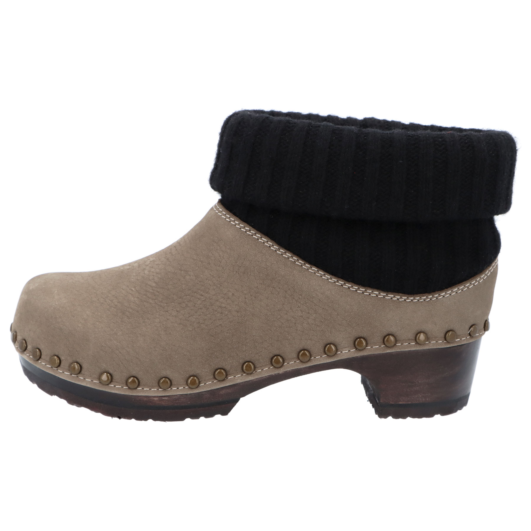 none holzschuhe seitenansicht links