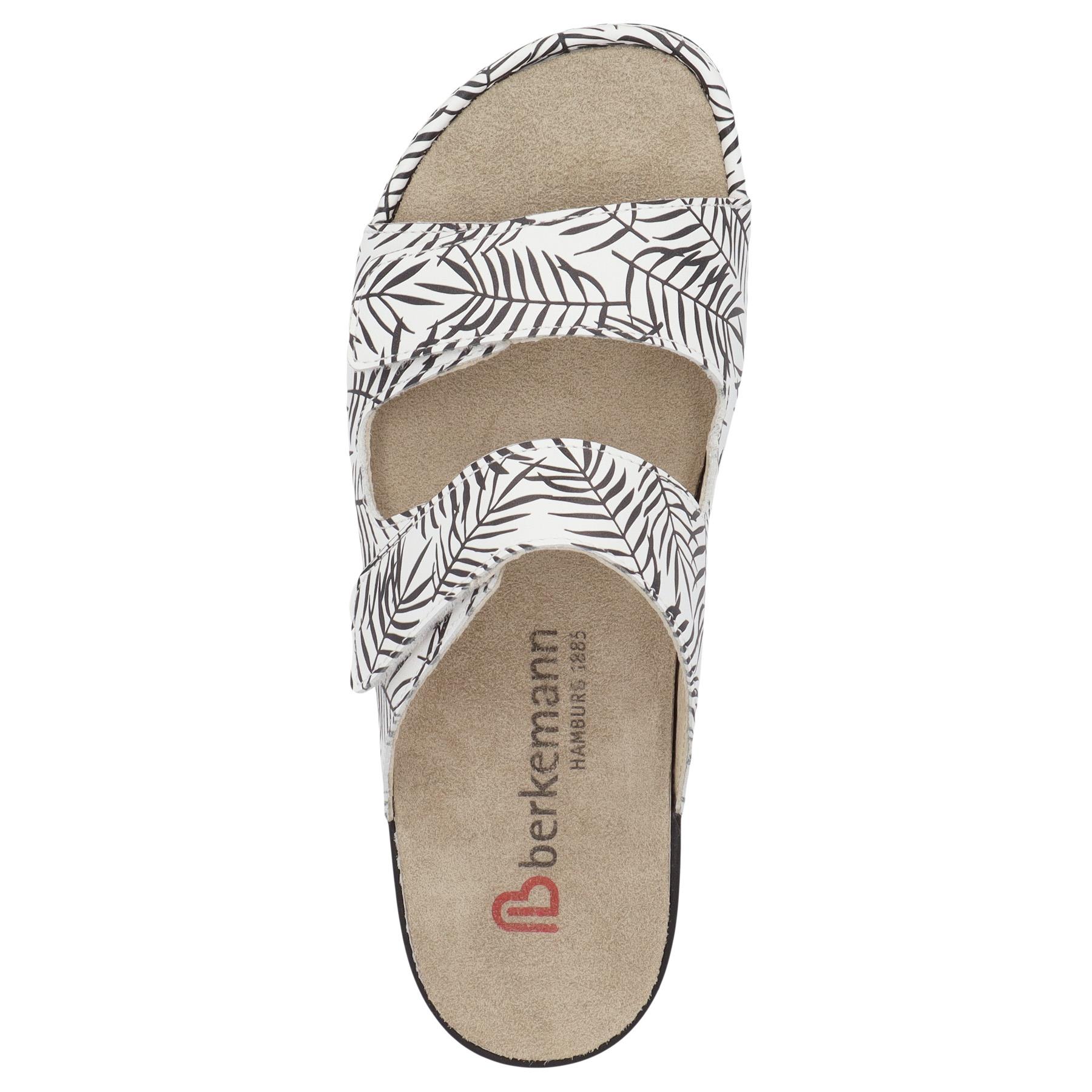 weiße pantolette draufsicht