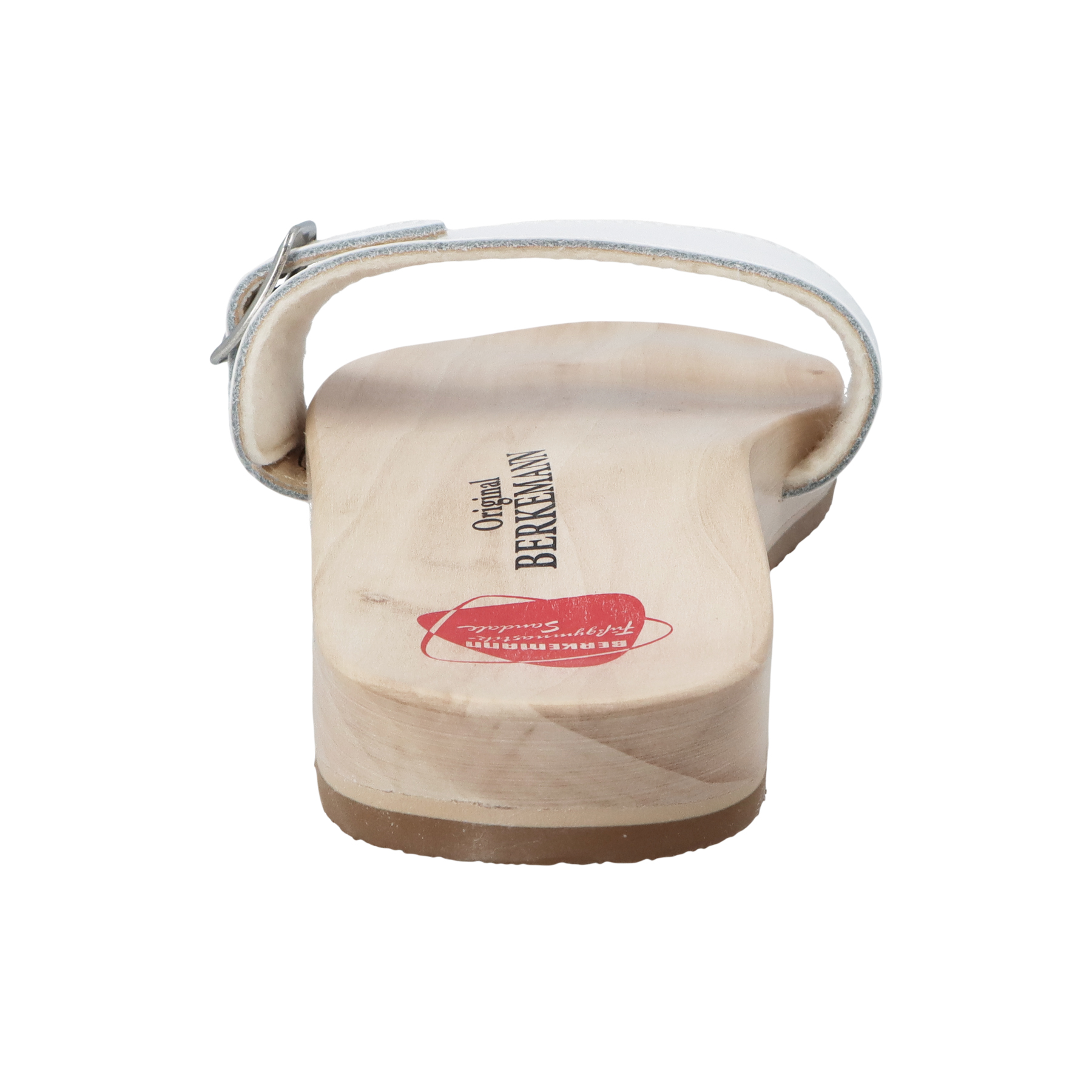 weiße holzschuhe hinteransicht