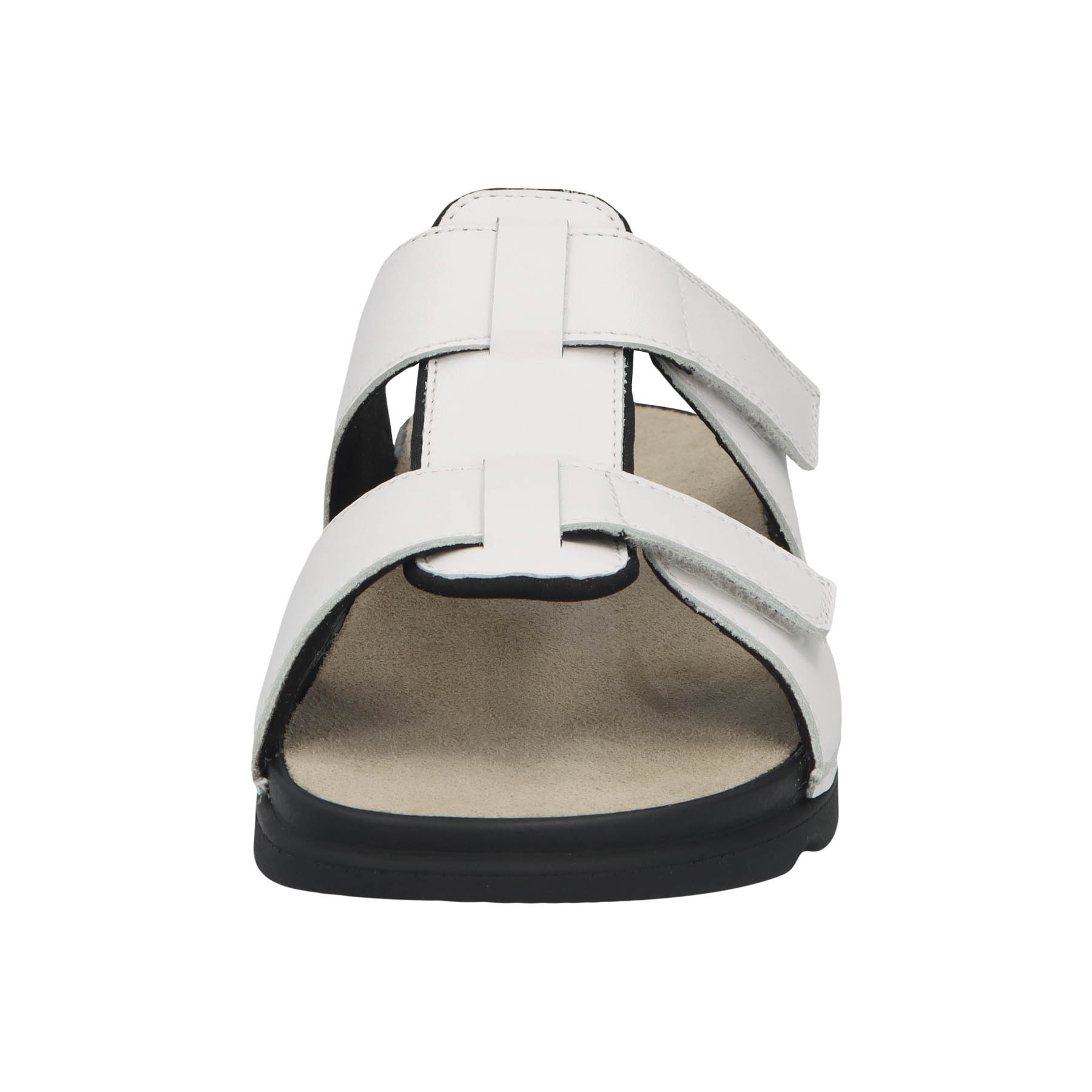 weiße pantolette vorderansicht