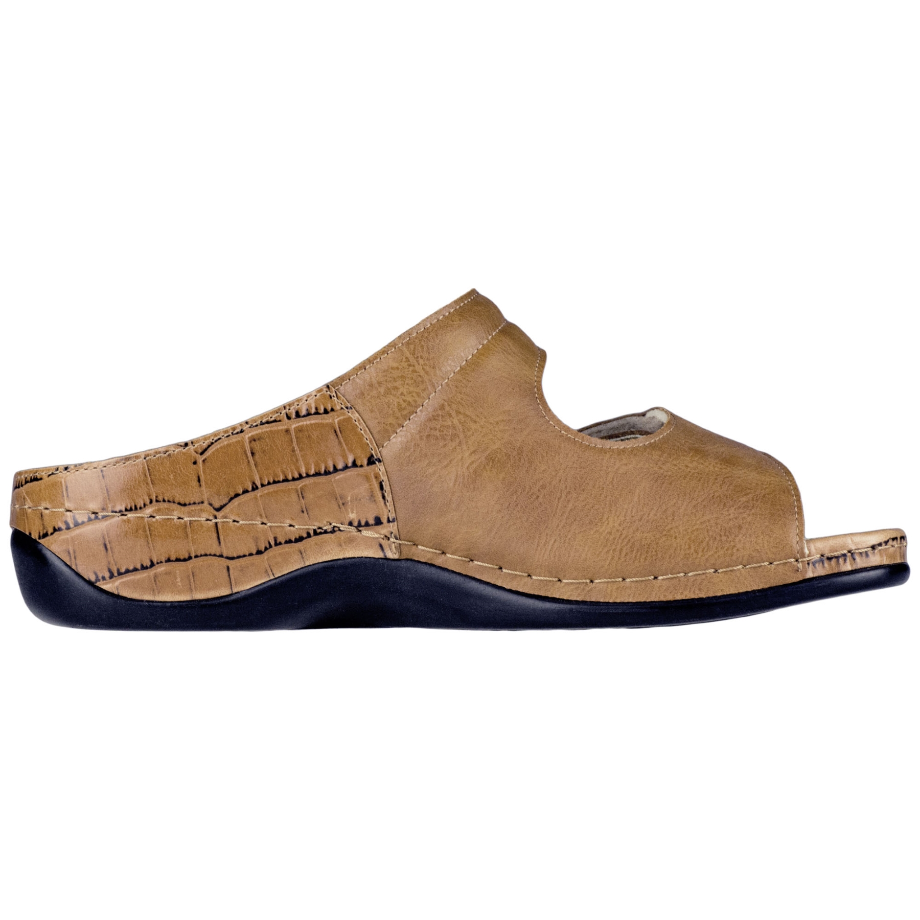 braune pantolette seitenansicht rechts